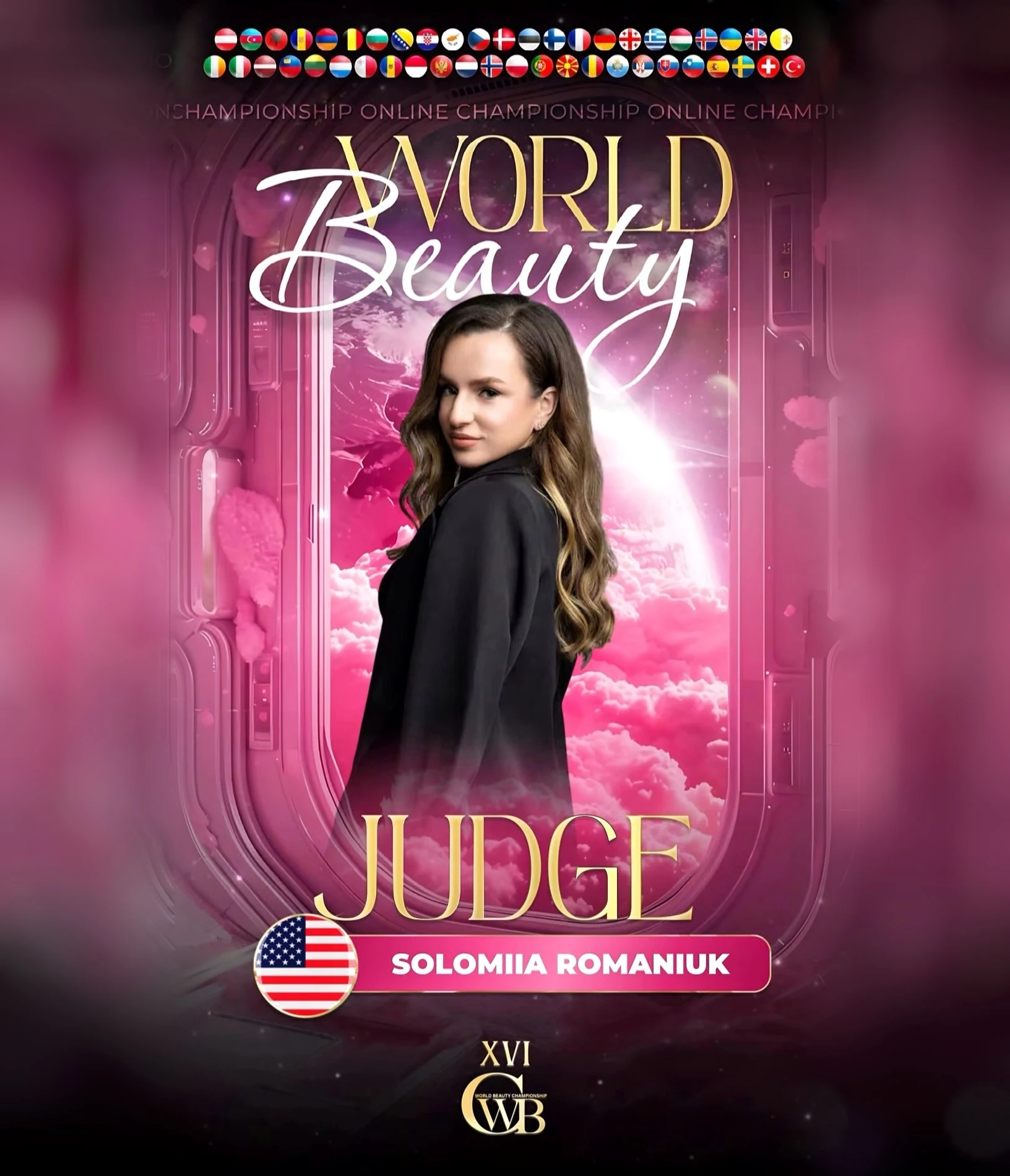Solomiia Romaniuk — WBC judge banner, season 16