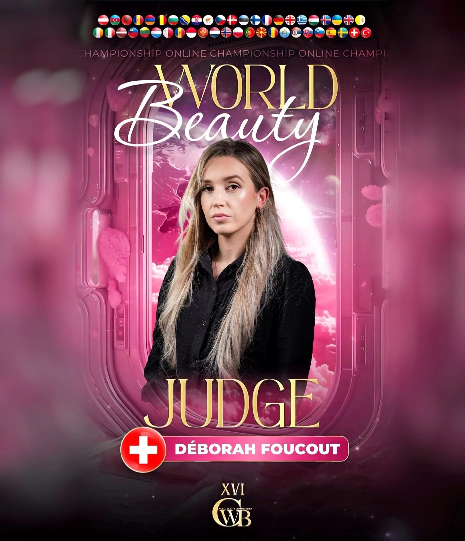 Déborah Foucout — WBC judge banner, season 16