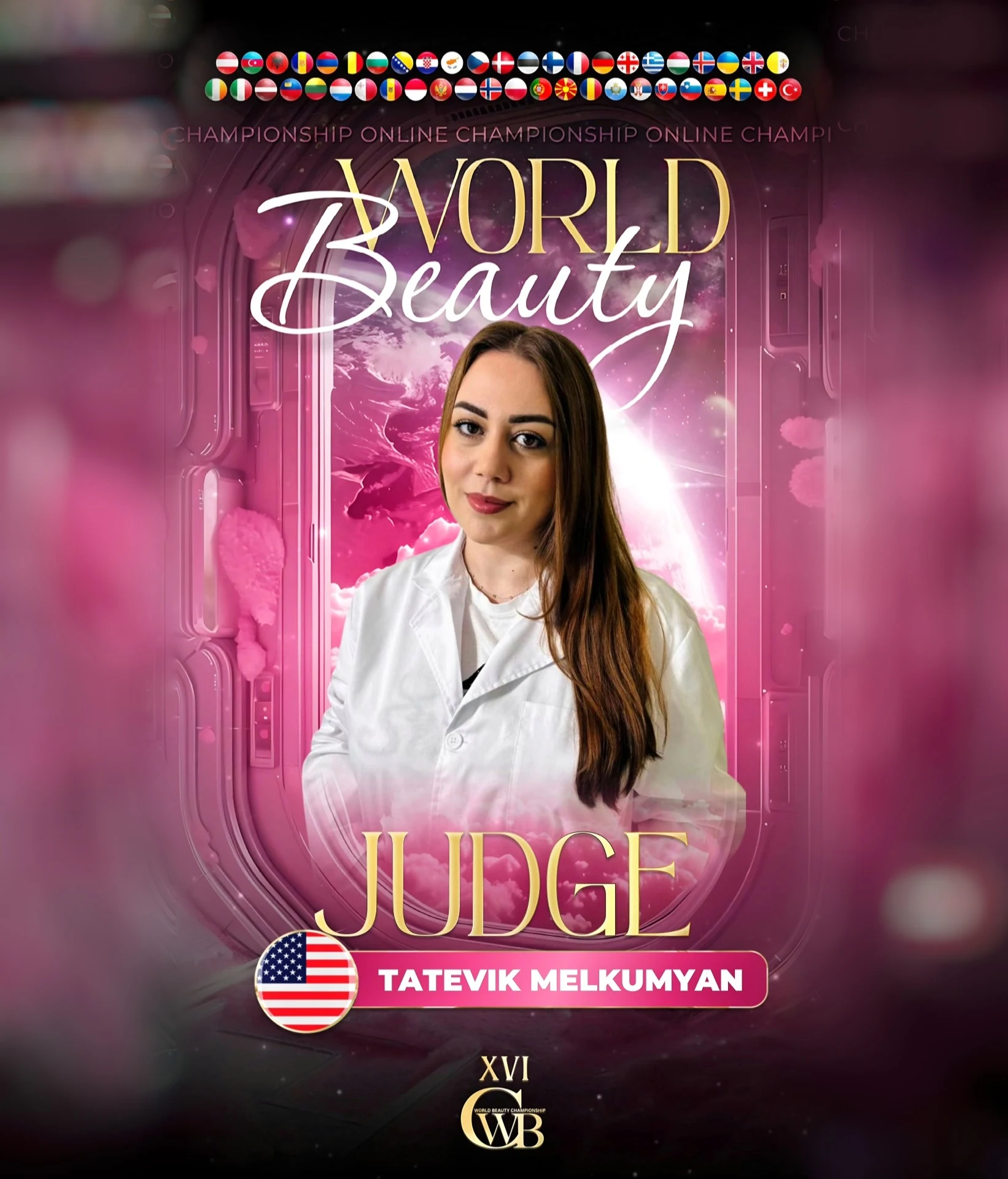 Tatevik Melkumyan — WBC judge banner, season 16