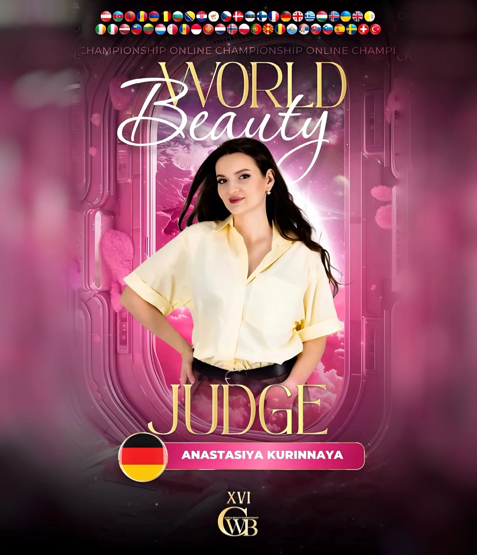 Kurinna Anastasiia — WBC judge banner, season 16
