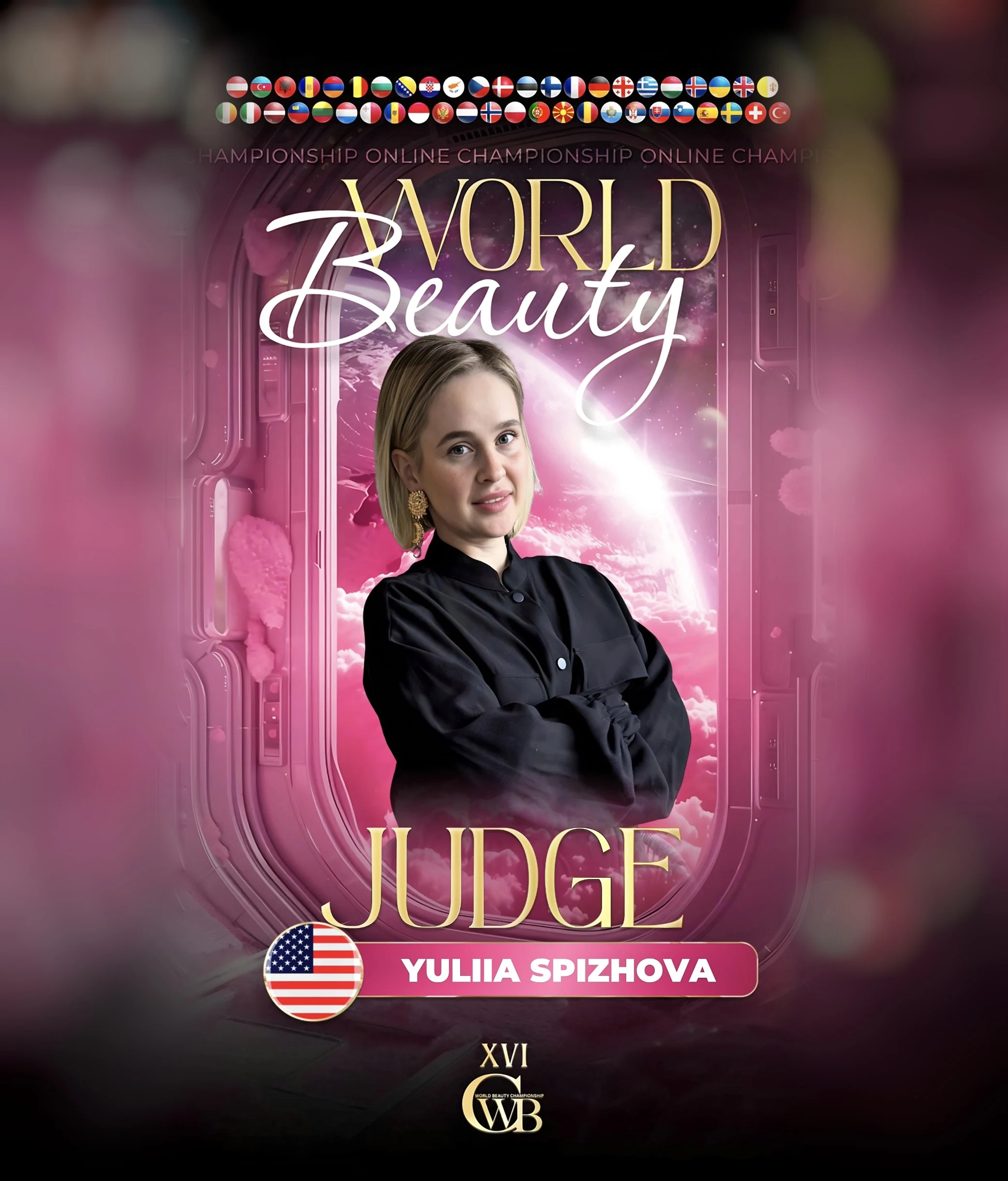 Yuliia Spizhova — WBC judge banner, season 16