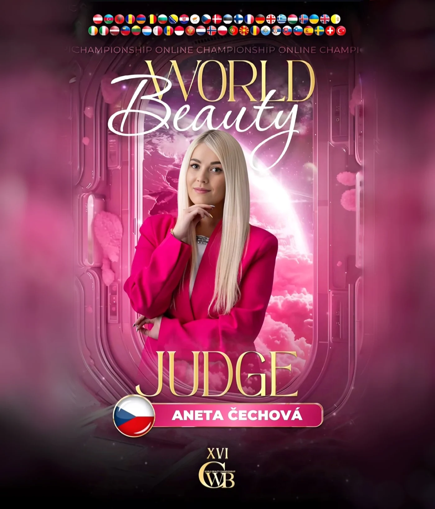 Aneta Čechová — WBC judge banner, season 16