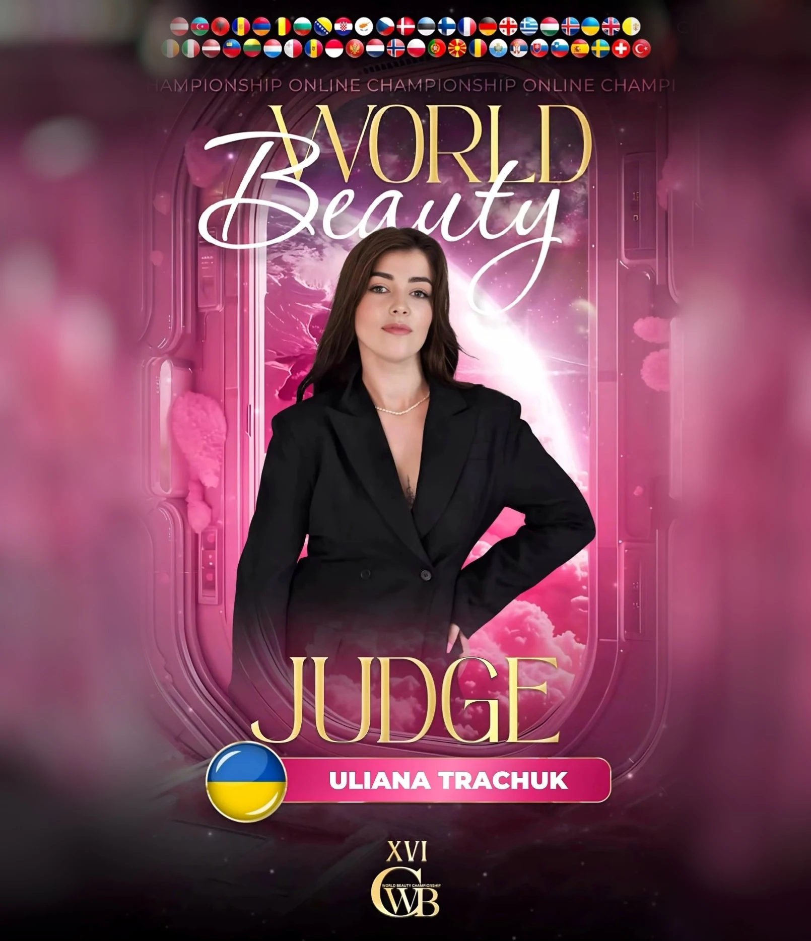 Uliana Trachuk — WBC judge banner, season 16