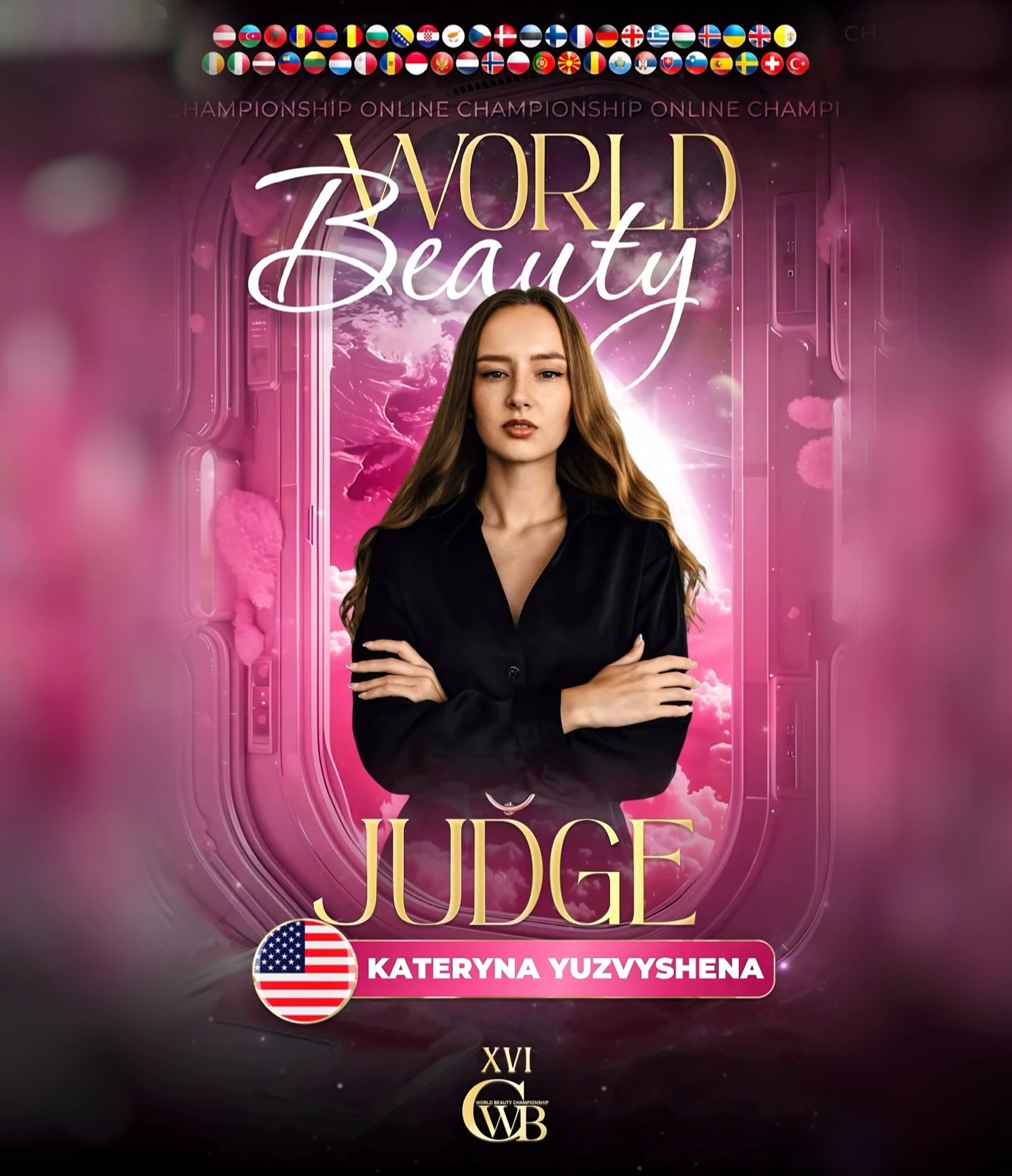 Kateryna Yuzvyshena — WBC judge banner, season 16