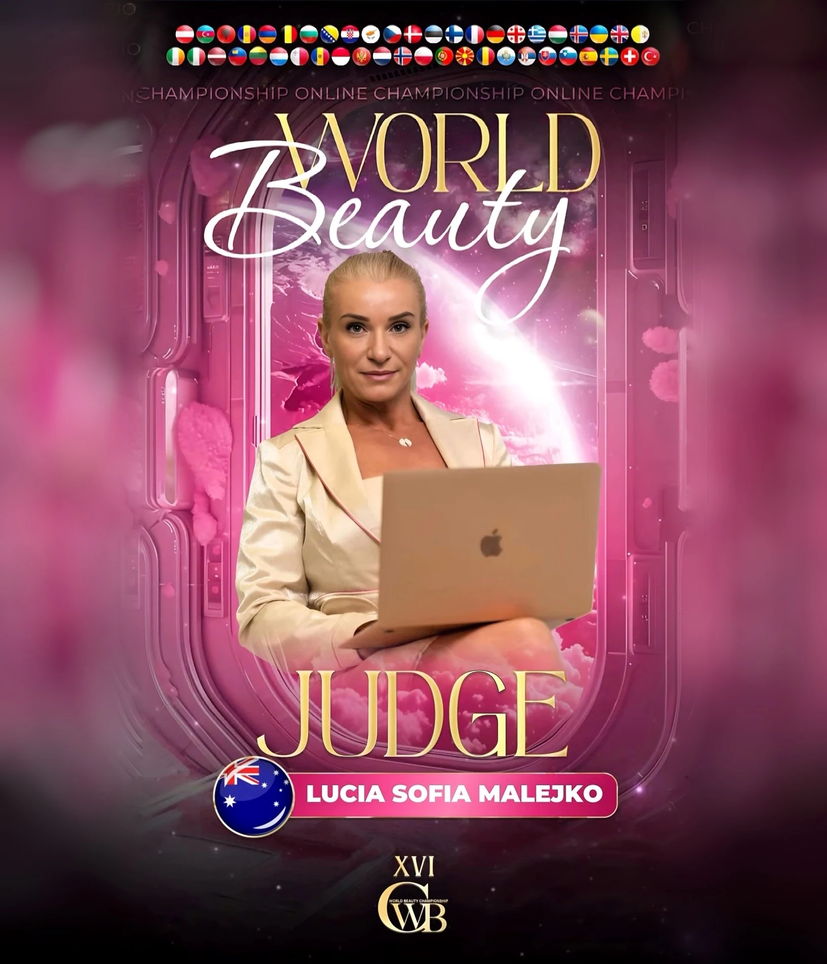 Lucia Sofia Malejko — WBC judge banner, season 16