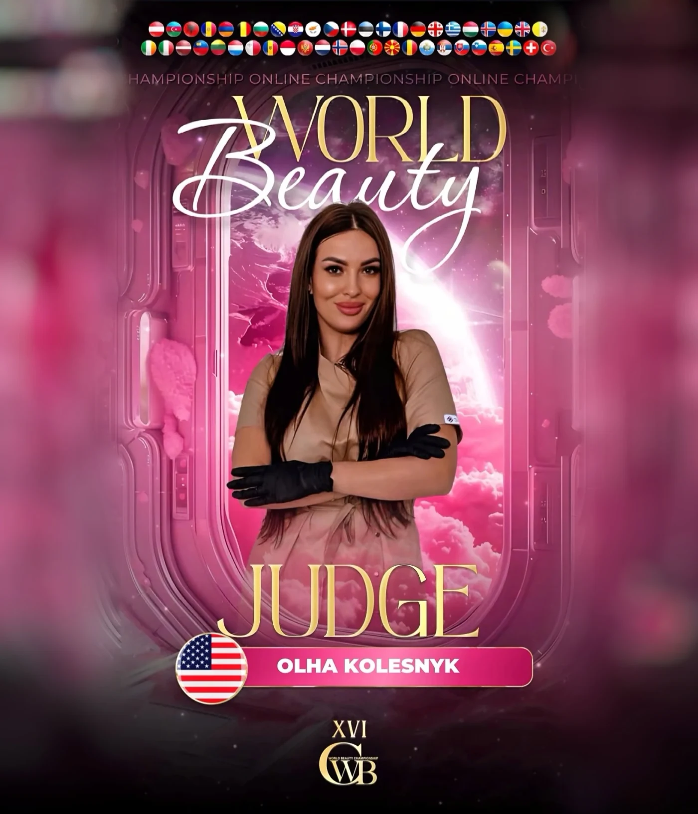 Olha Kolesnyk — WBC judge banner, season 16