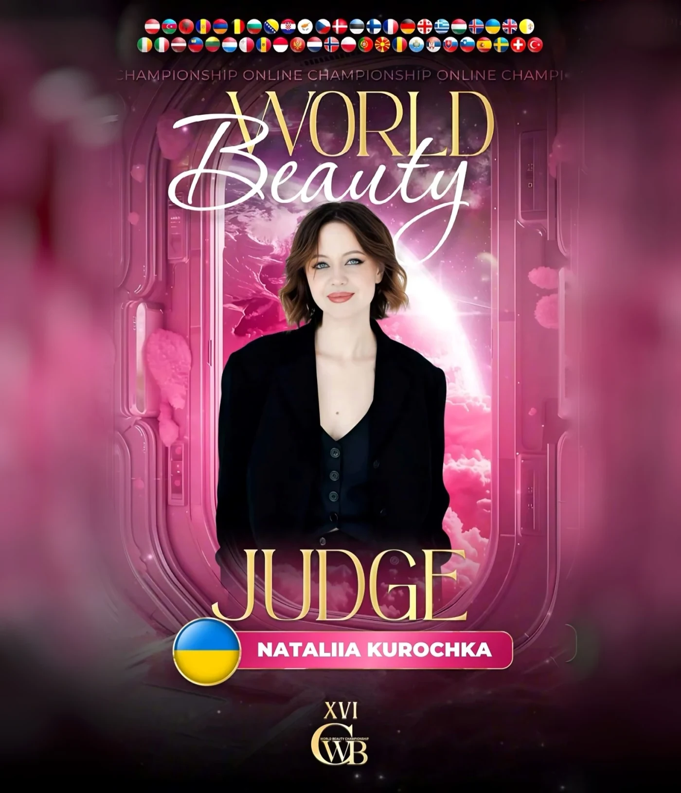 Nataliia Kurochka — WBC judge banner, season 16