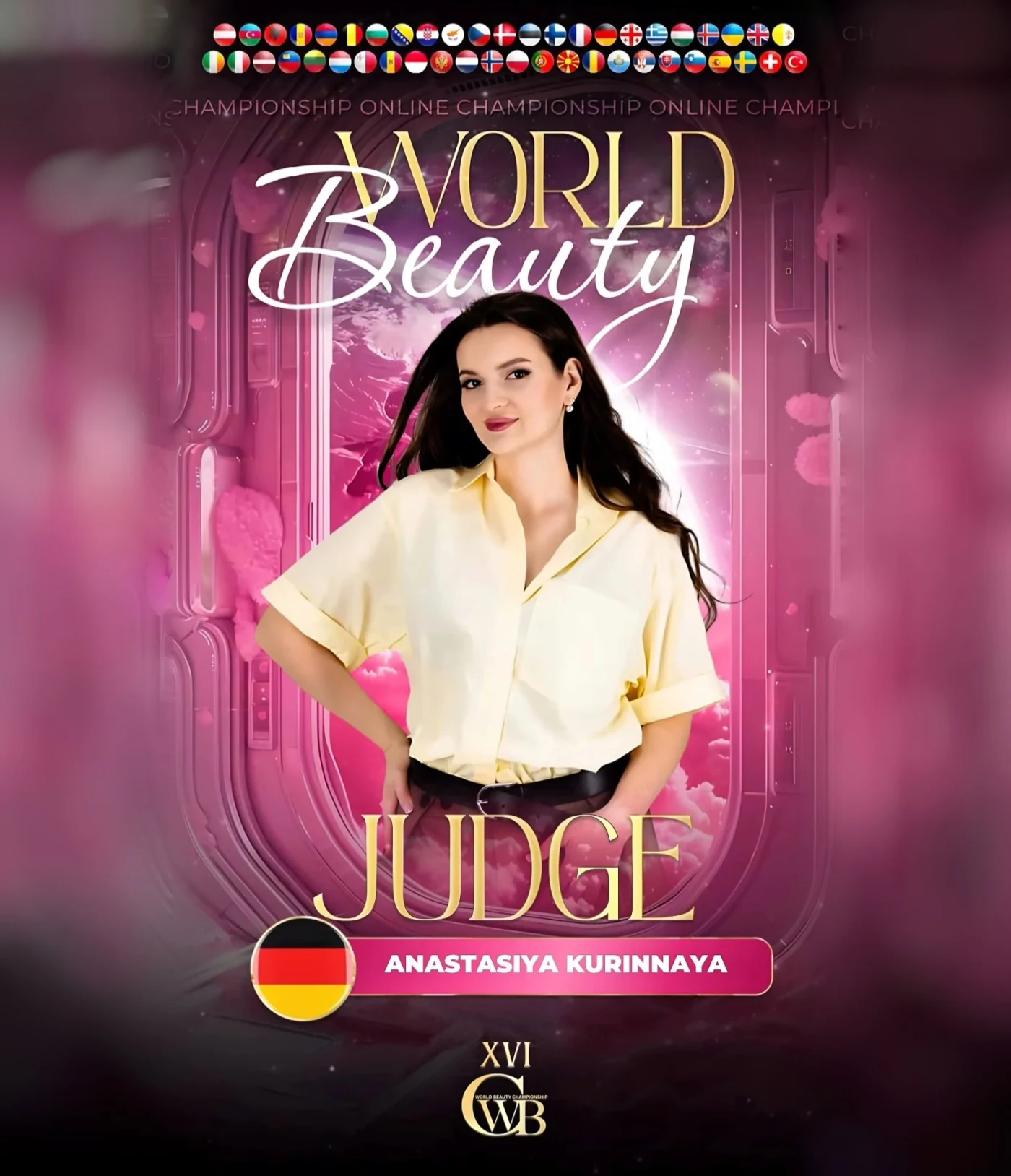 Kurinna Anastasiia — WBC judge banner, season 16
