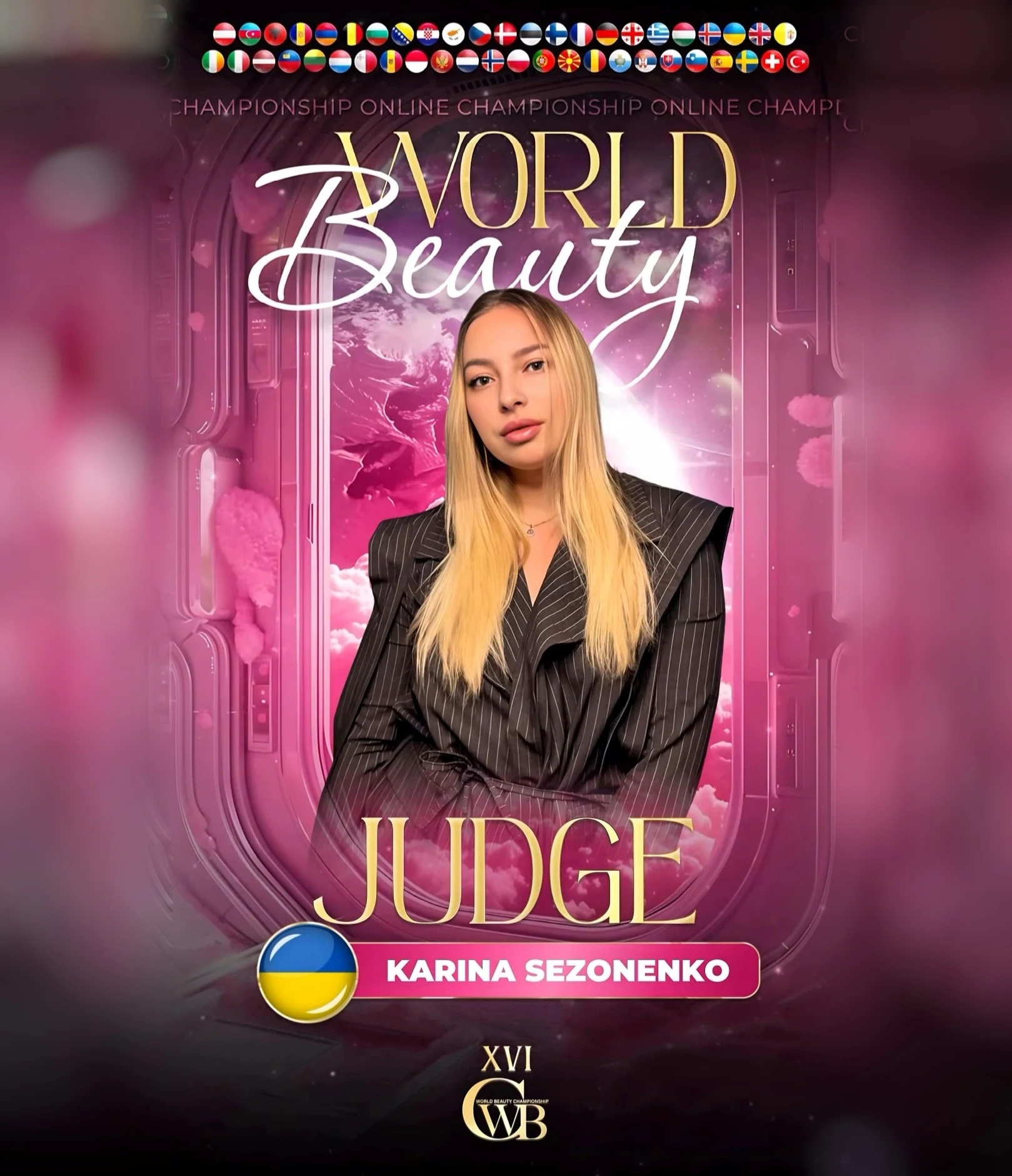 Karina Sezonenko — WBC judge banner, season 16