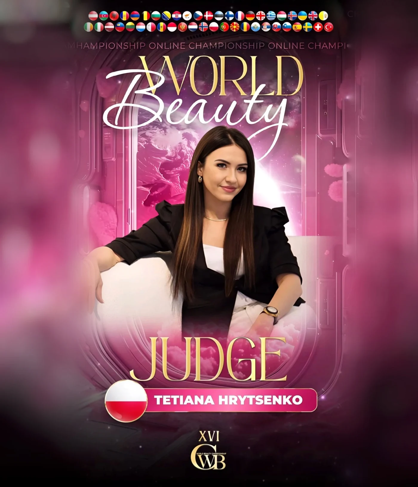 Tetiana Hrytsenko — WBC judge banner, season 16