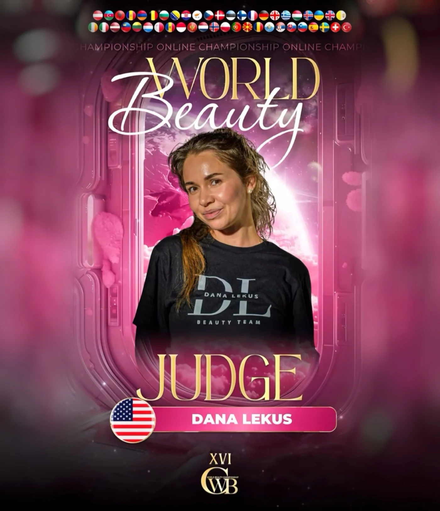 Dana Lekus — WBC judge banner, season 16