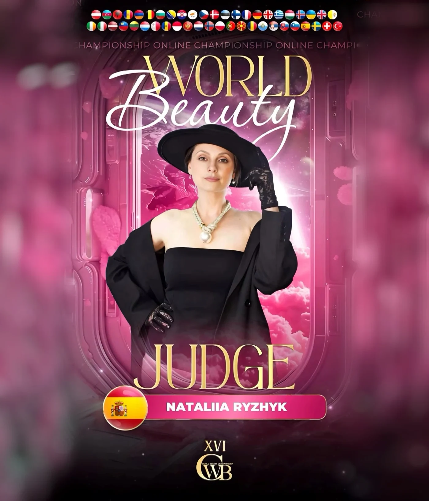 Nataliia Ryzhyk — WBC judge banner, season 16