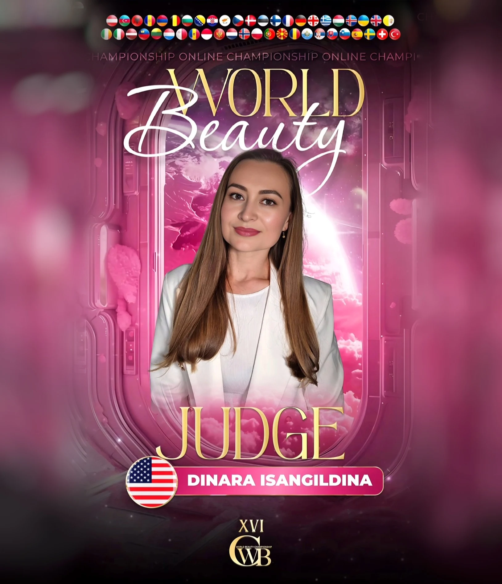Dinara Isangildina — WBC judge banner, season 16