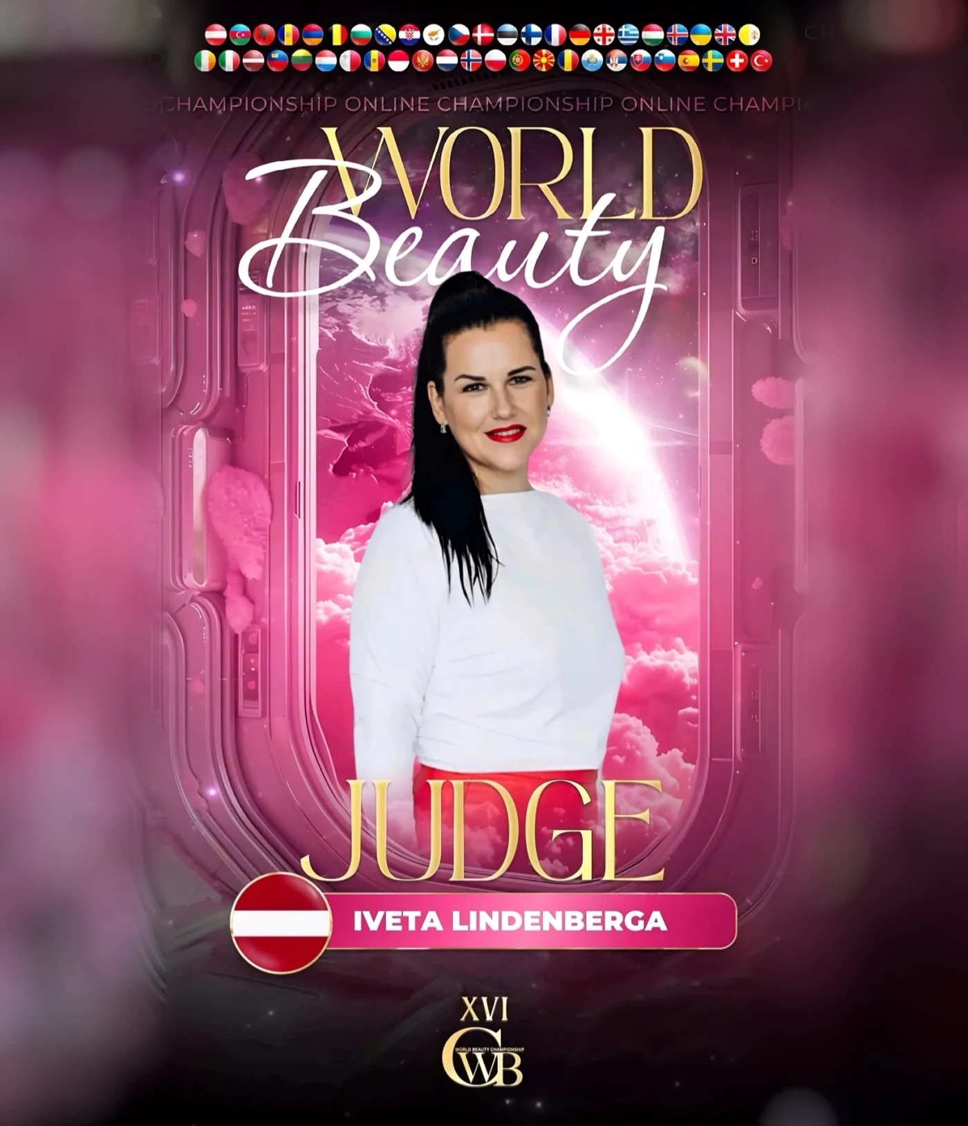 Iveta Lindenberga — WBC judge banner, season 16
