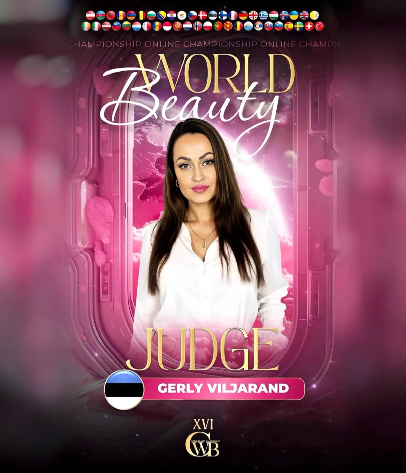 Gerly Viljarand — WBC judge banner, season 16