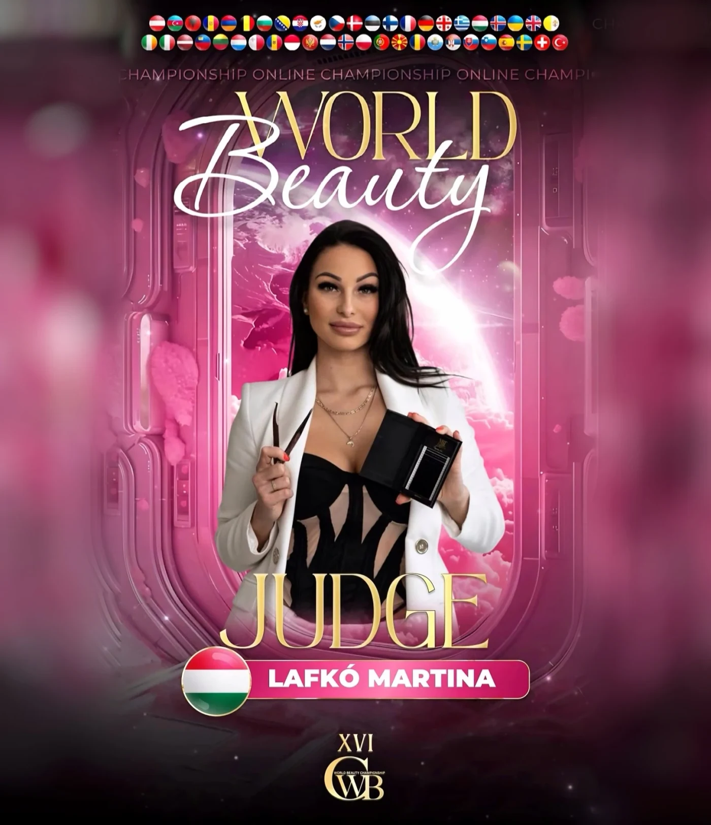 Lafkó Martina — WBC judge banner, season 16