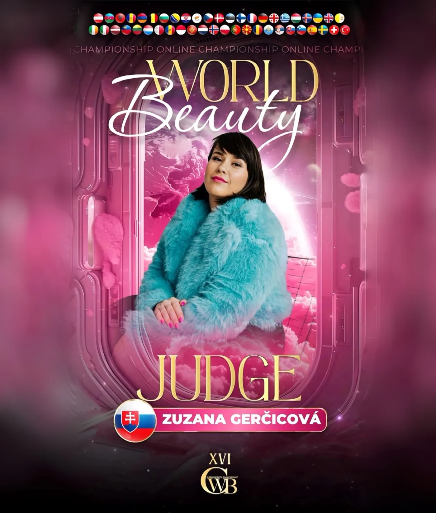Zuzana Gerčicová — WBC judge banner, season 16