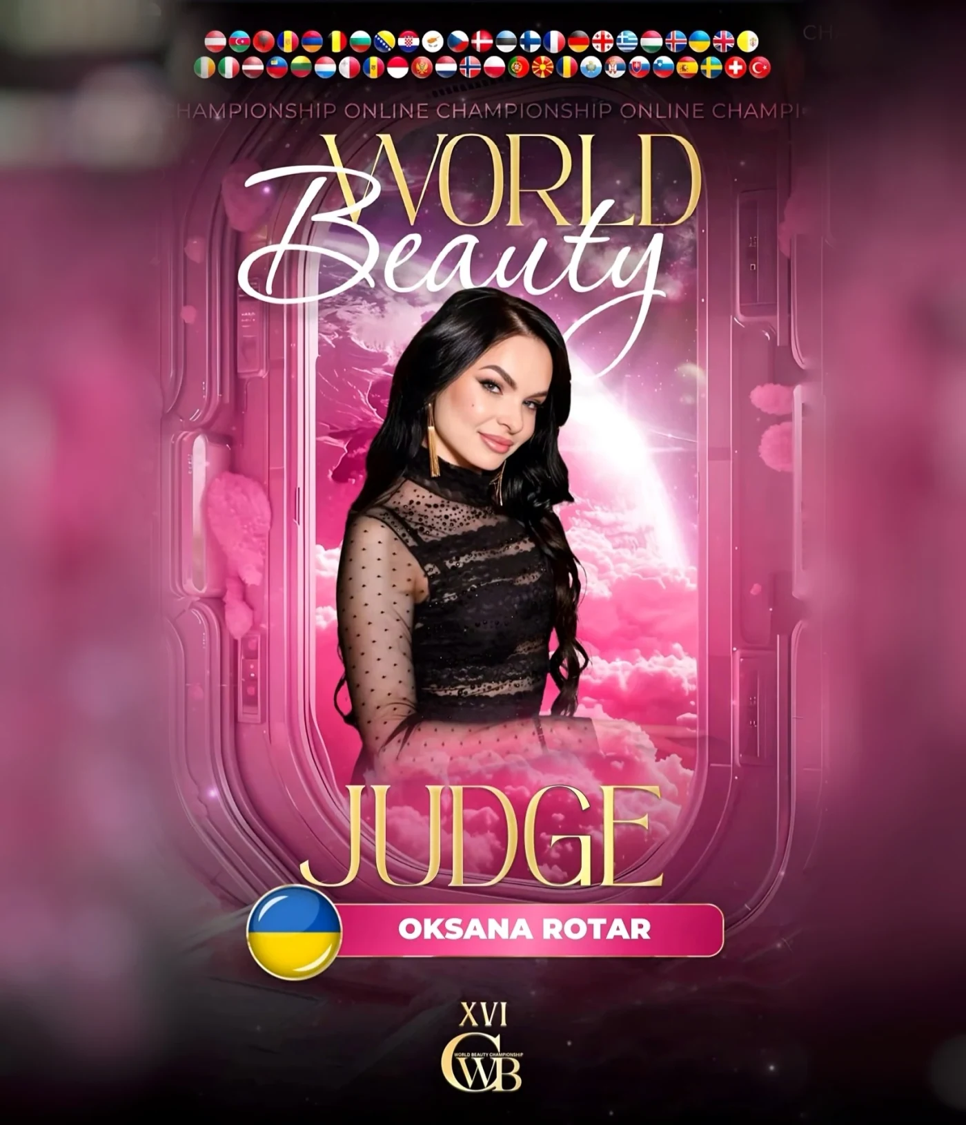 Oksana Rotar — WBC judge banner, season 16