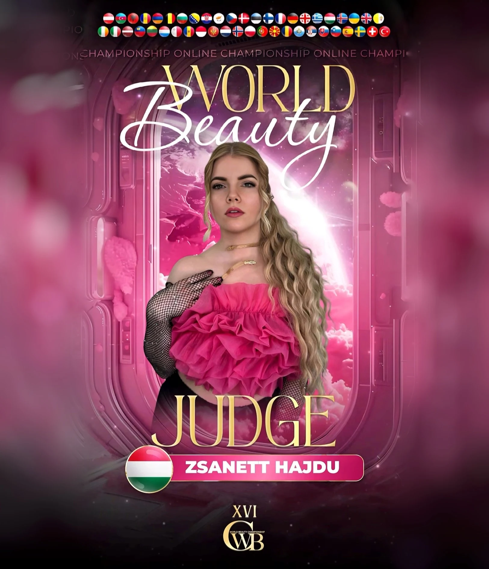 Zsanett Hajdu — WBC judge banner, season 16