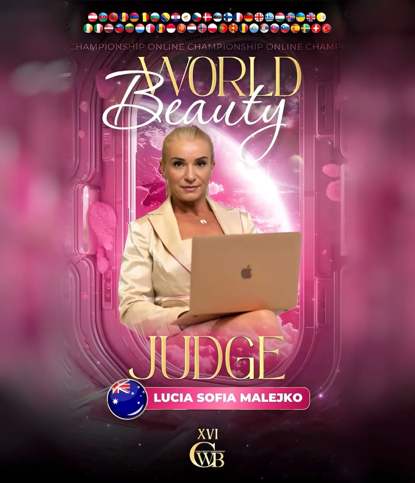 Lucia Sofia Malejko — WBC judge banner, season 16