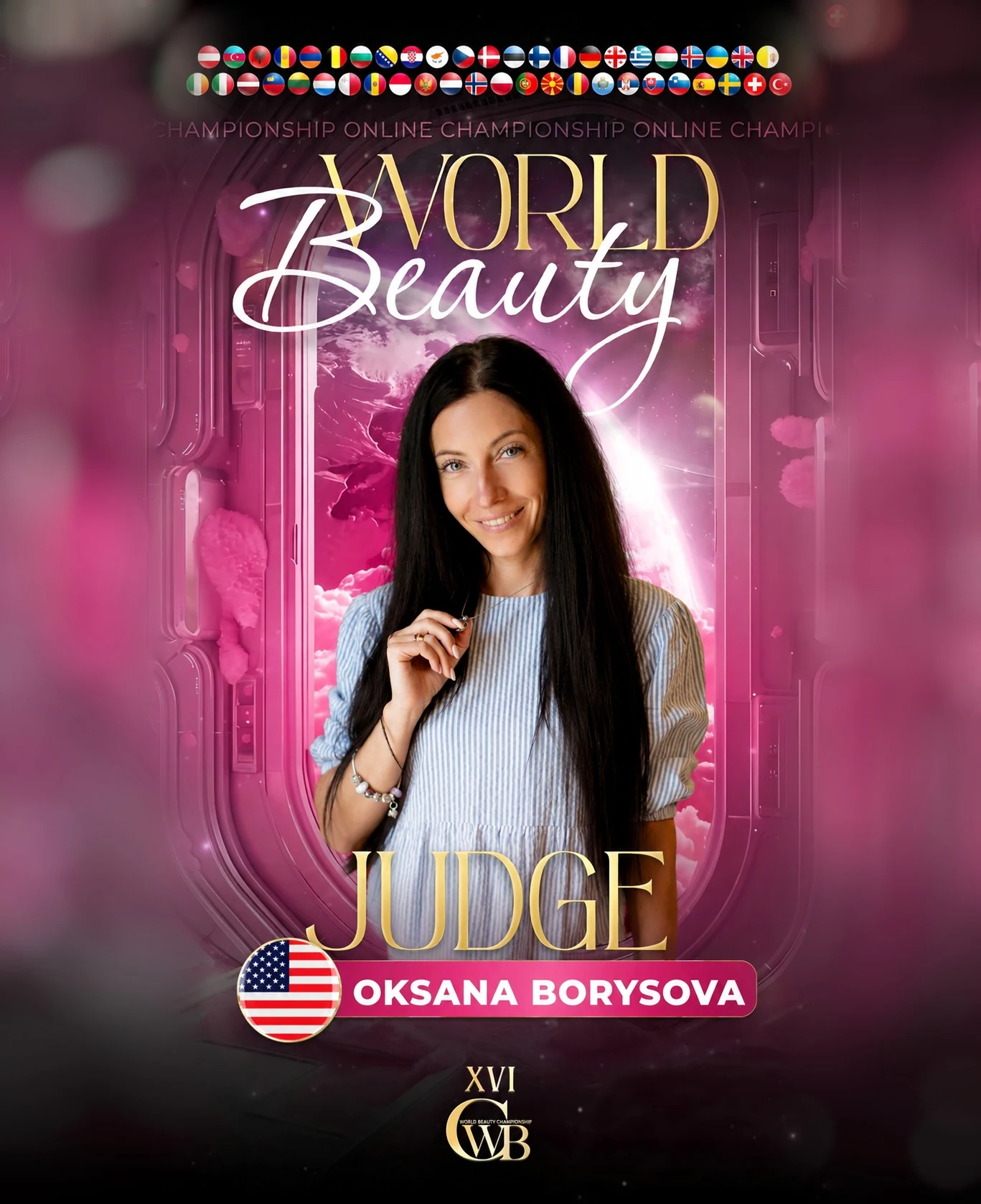 Oksana Borysova — WBC judge banner, season 16