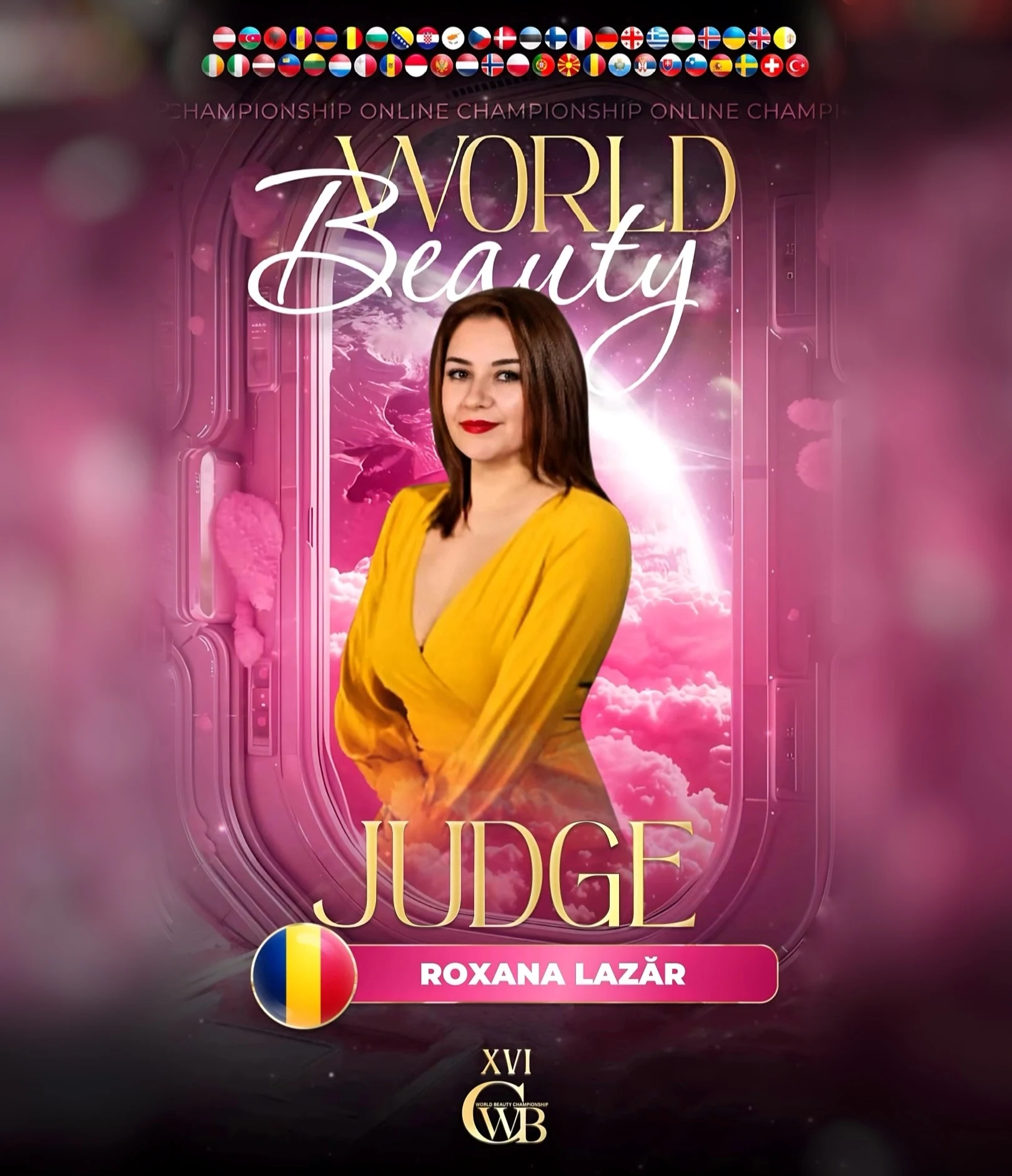 Lazăr Roxana — WBC judge banner, season 16