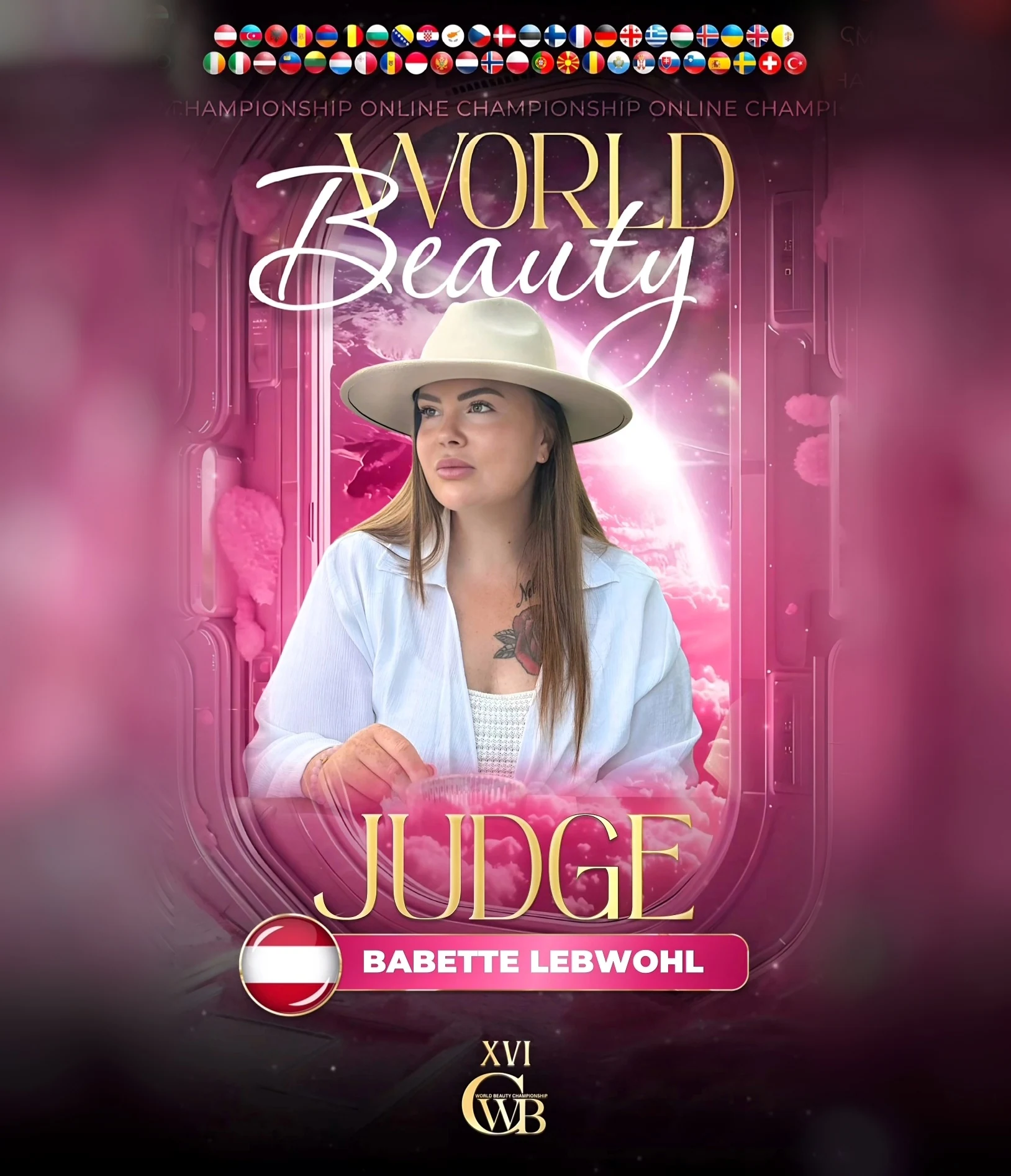 Babette Lebwohl — WBC judge banner, season 16
