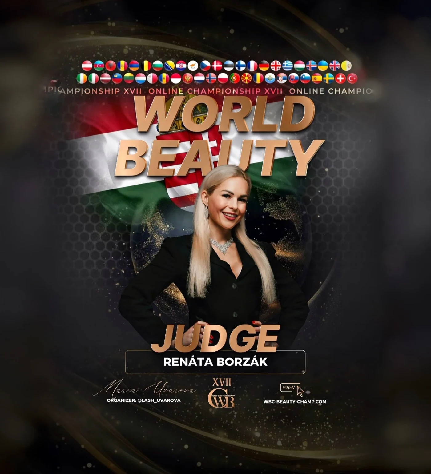 Renáta Borzák — WBC judge banner, season 17