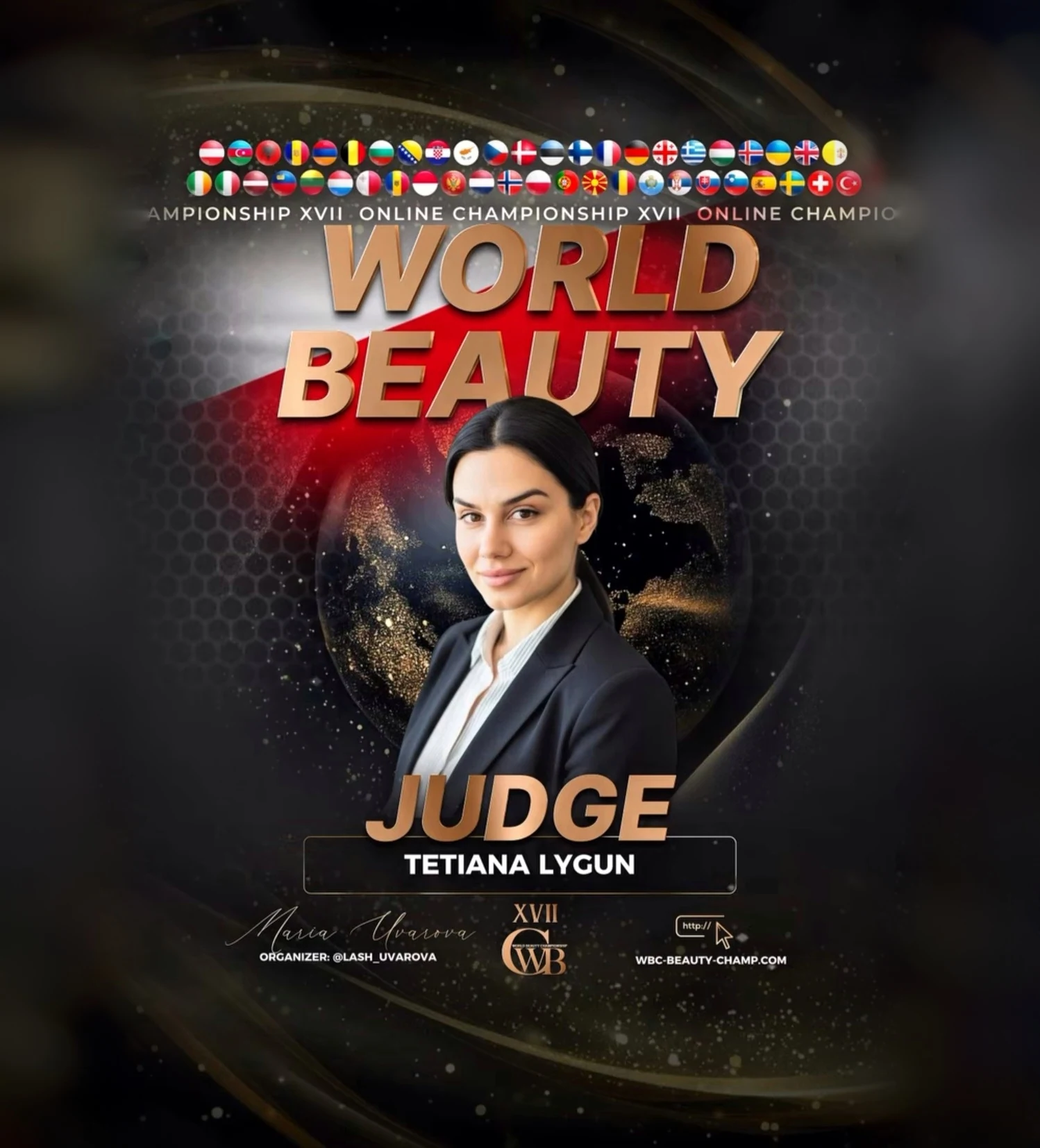Tatiana Lygun — WBC judge banner, season 17