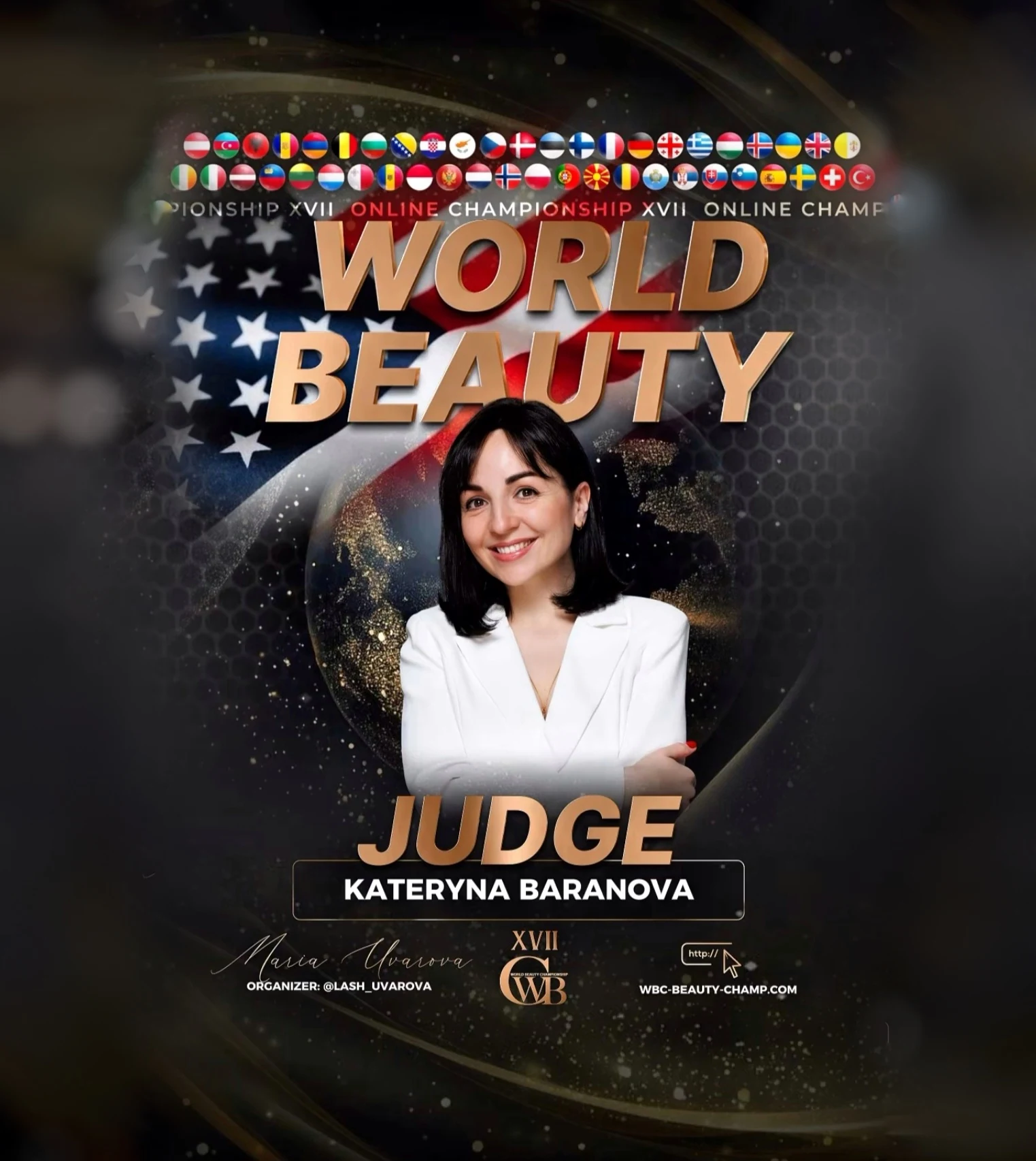 Kateryna Baranova — WBC judge banner, season 17