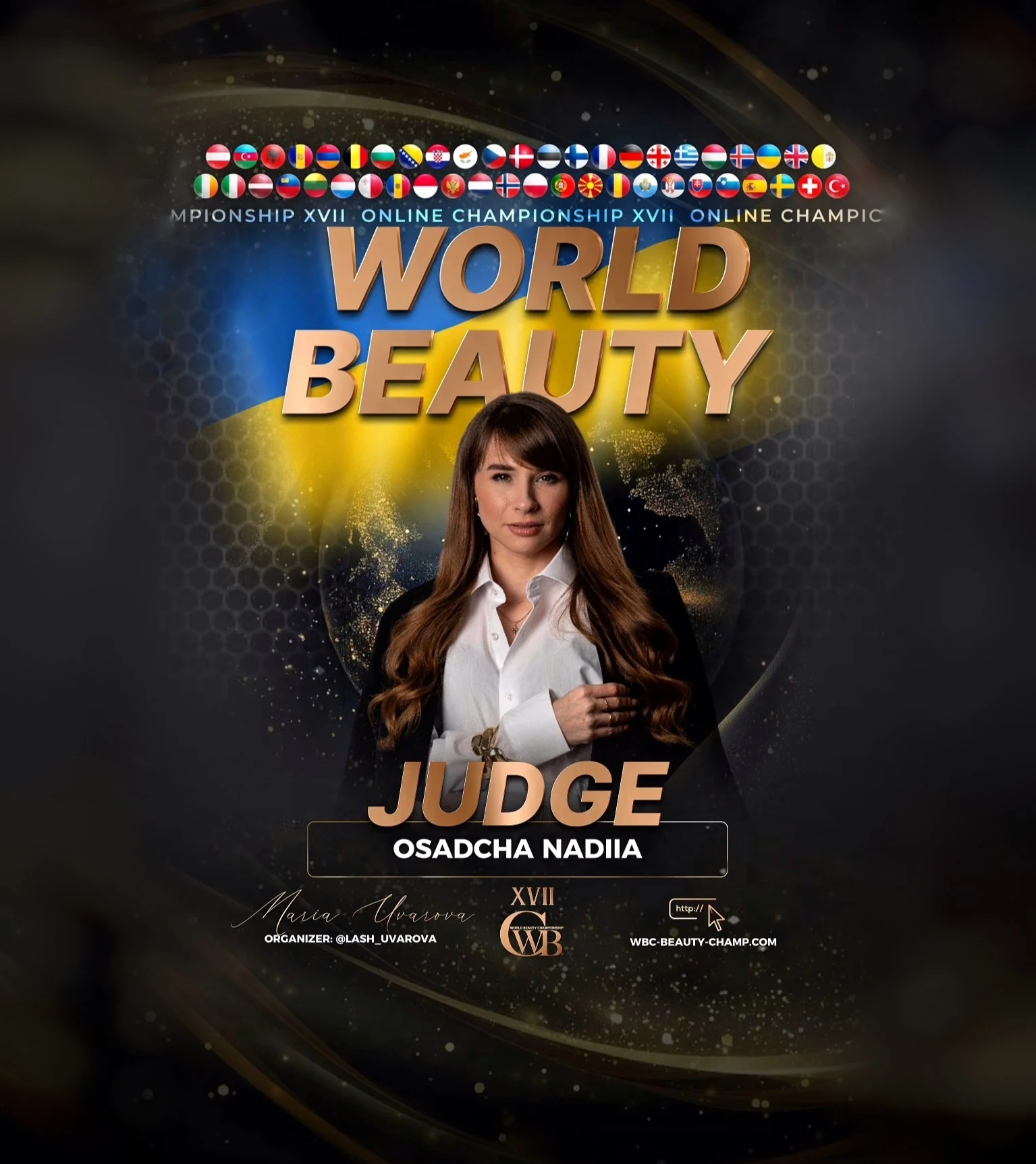 Osadcha Nadiia — WBC judge banner, season 17