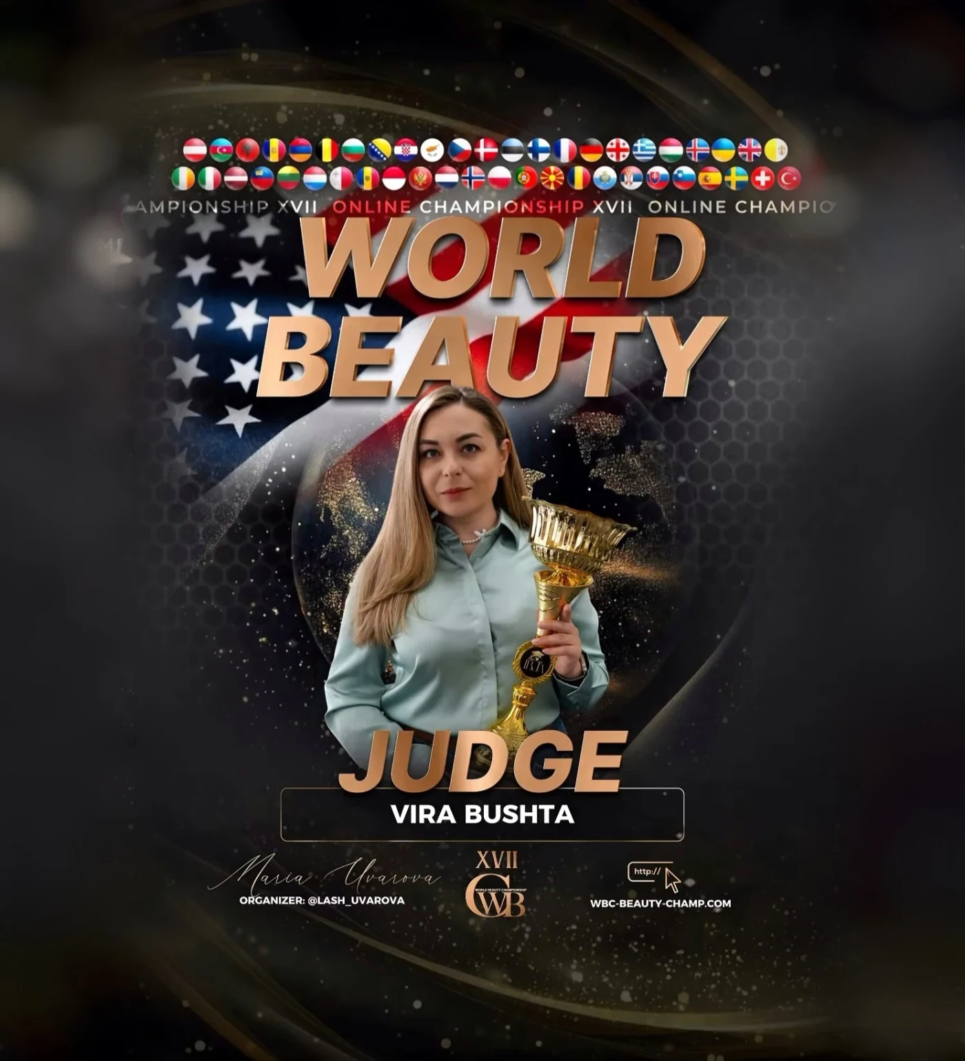 Vira Bushta — WBC judge banner, season 17