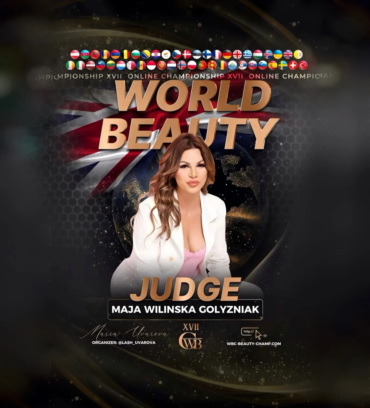 Maja Wilinska Golyzniak — WBC judge banner, season 17