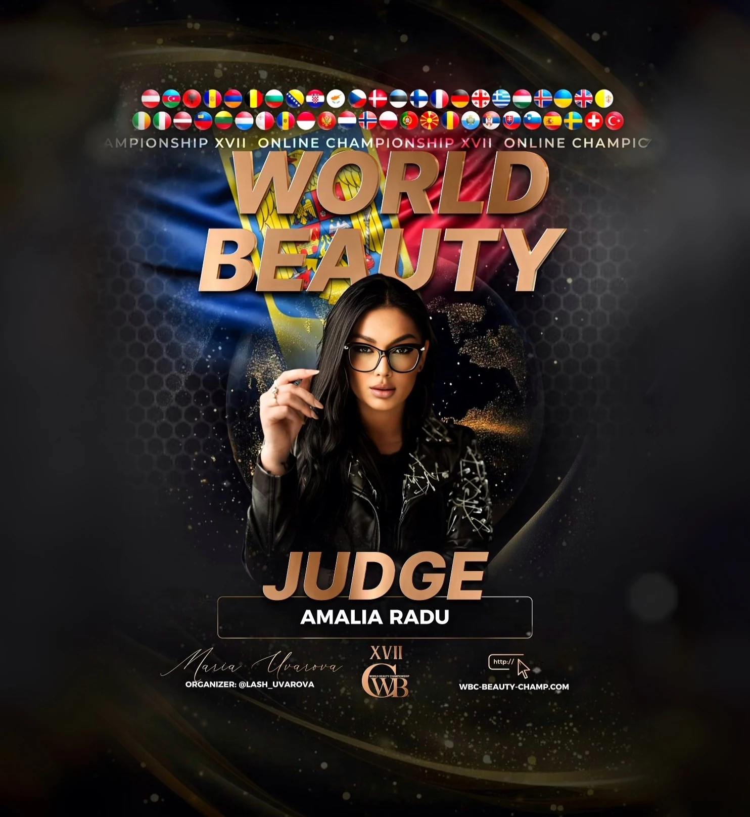 Amalia Radu — WBC judge banner, season 17