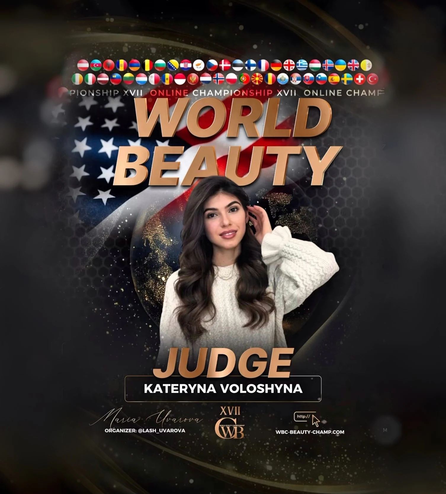 Kateryna Voloshyna — WBC judge banner, season 17