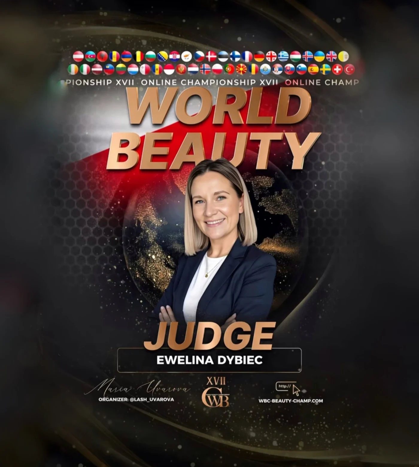 Ewelina Dybiec — WBC judge banner, season 17