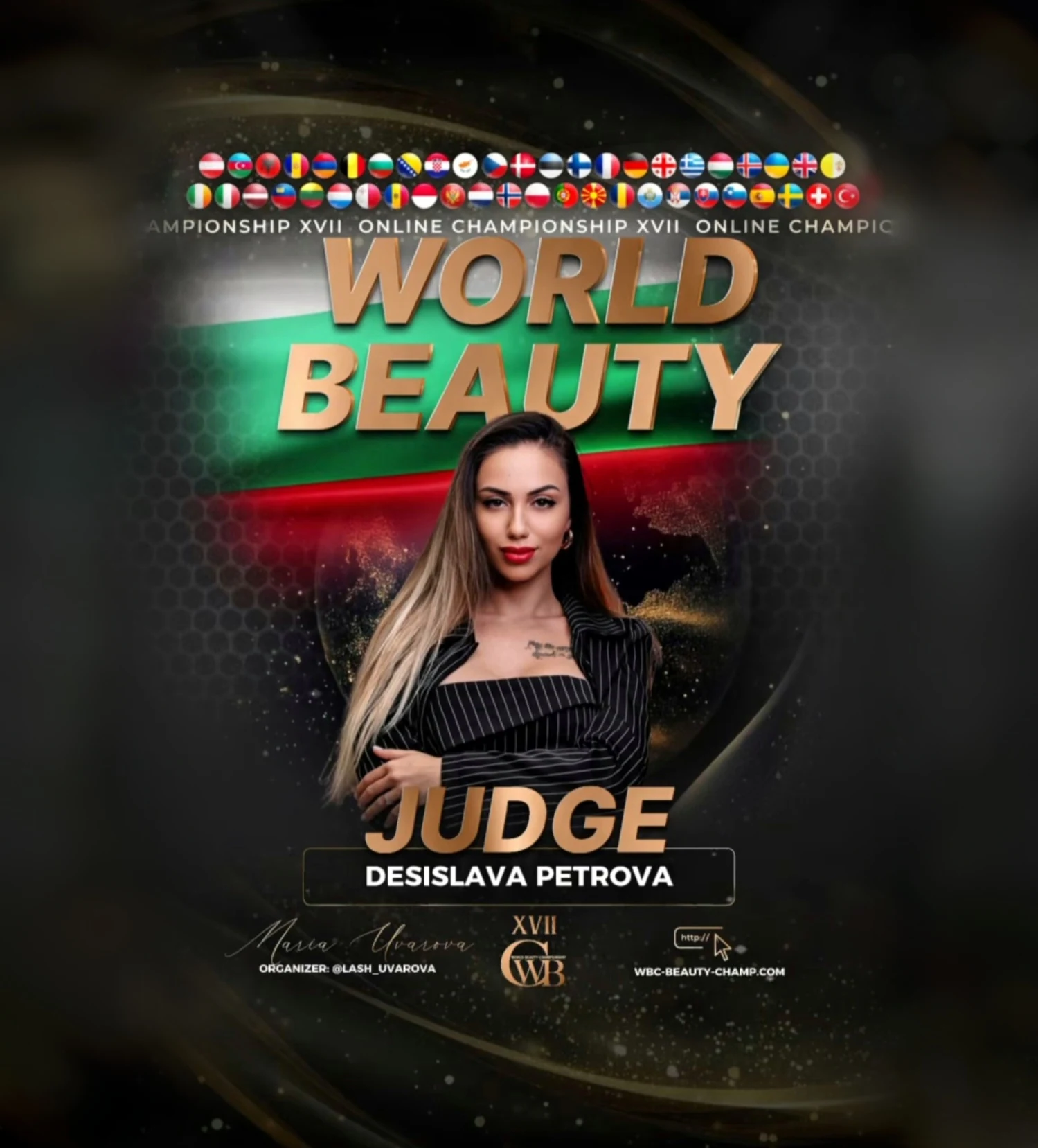 Desislava Petrova — WBC judge banner, season 17