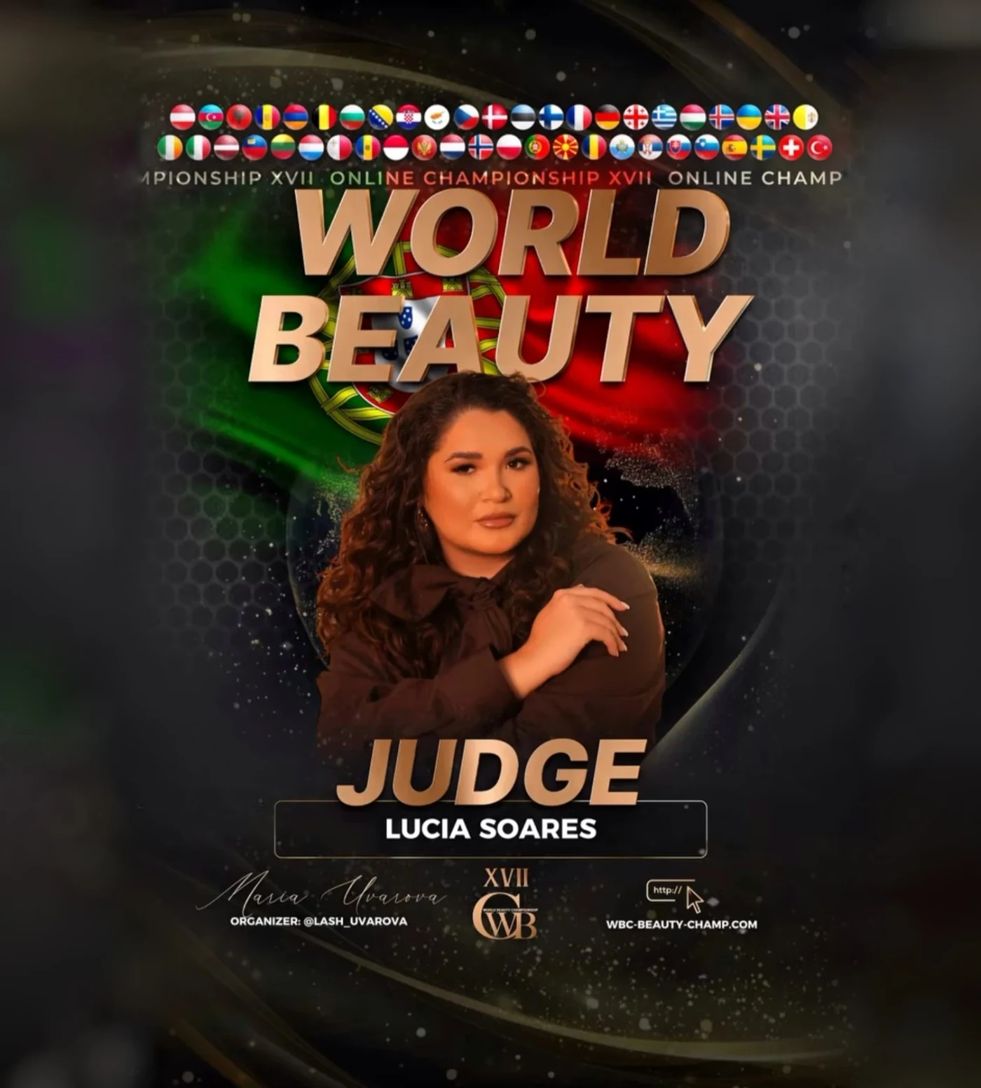 Lucia Soares — WBC judge banner, season 17