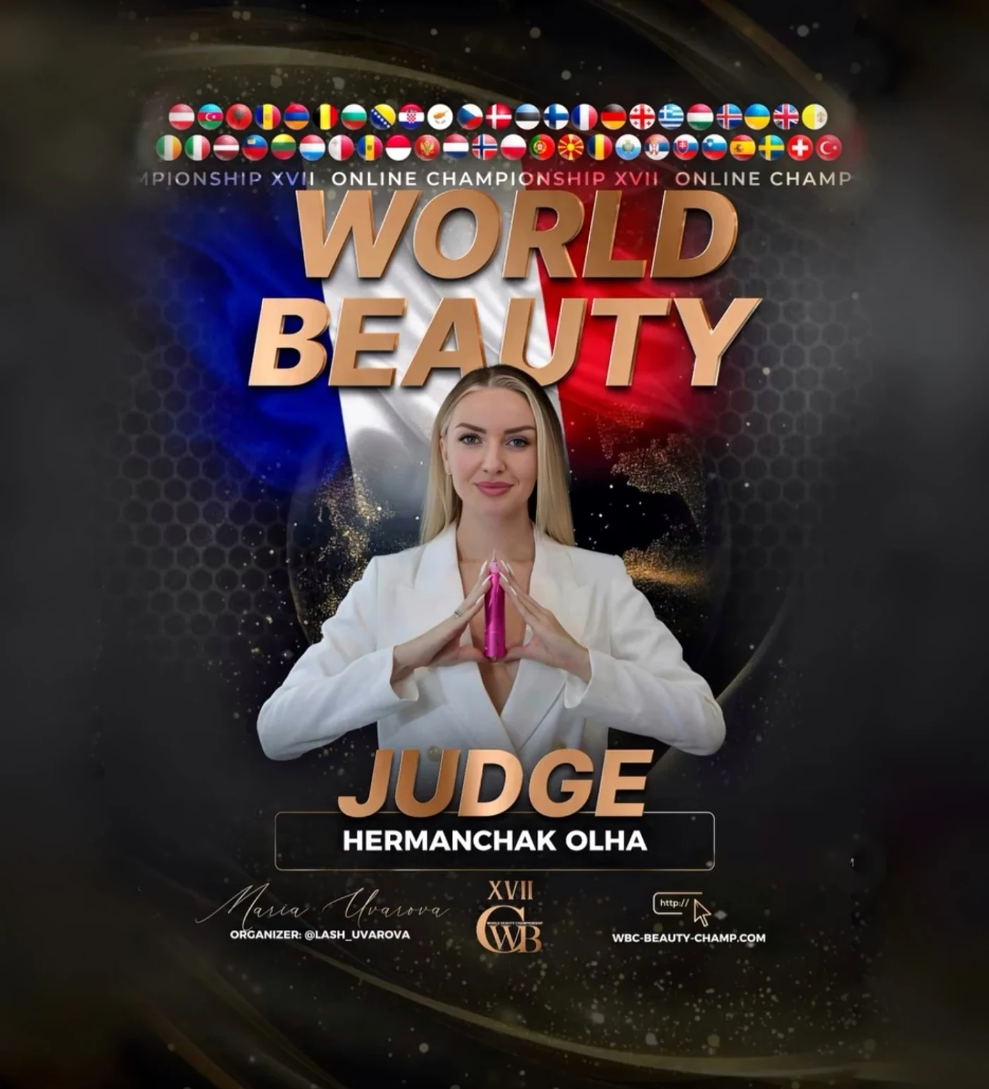 Hermanchak Olha — WBC judge banner, season 17