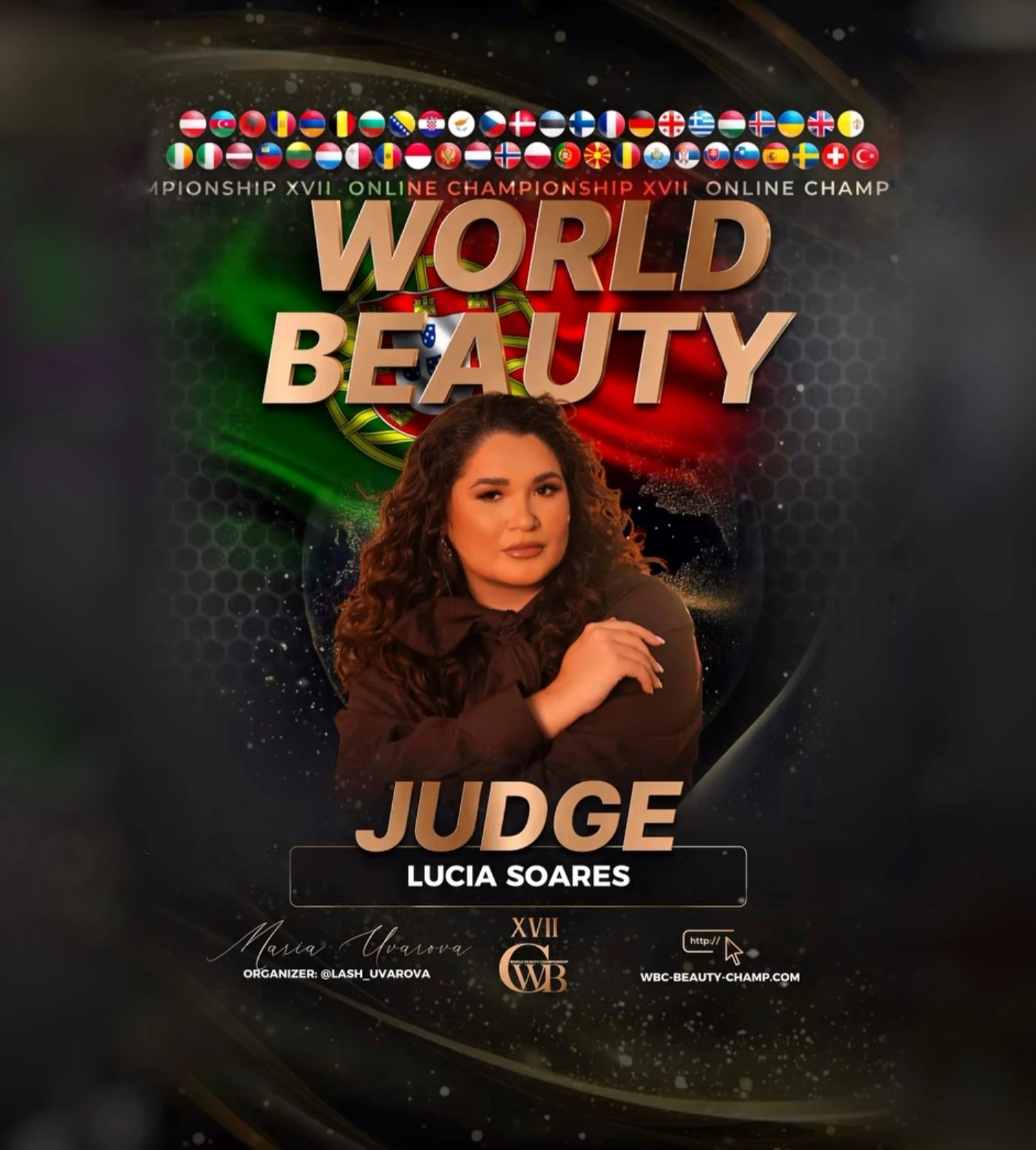 Lucia Soares — WBC judge banner, season 17