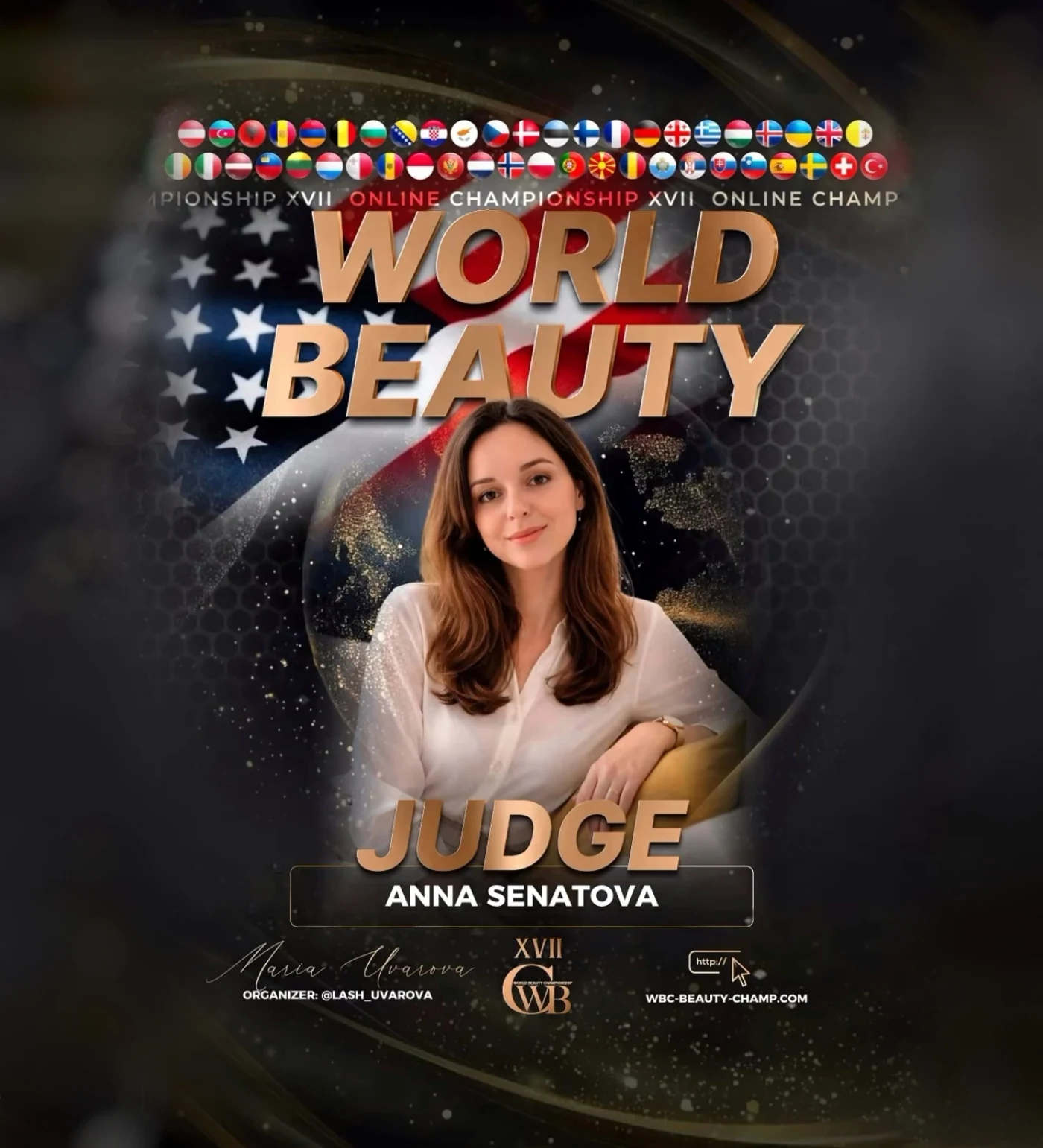 Anna Senatova — WBC judge banner, season 17