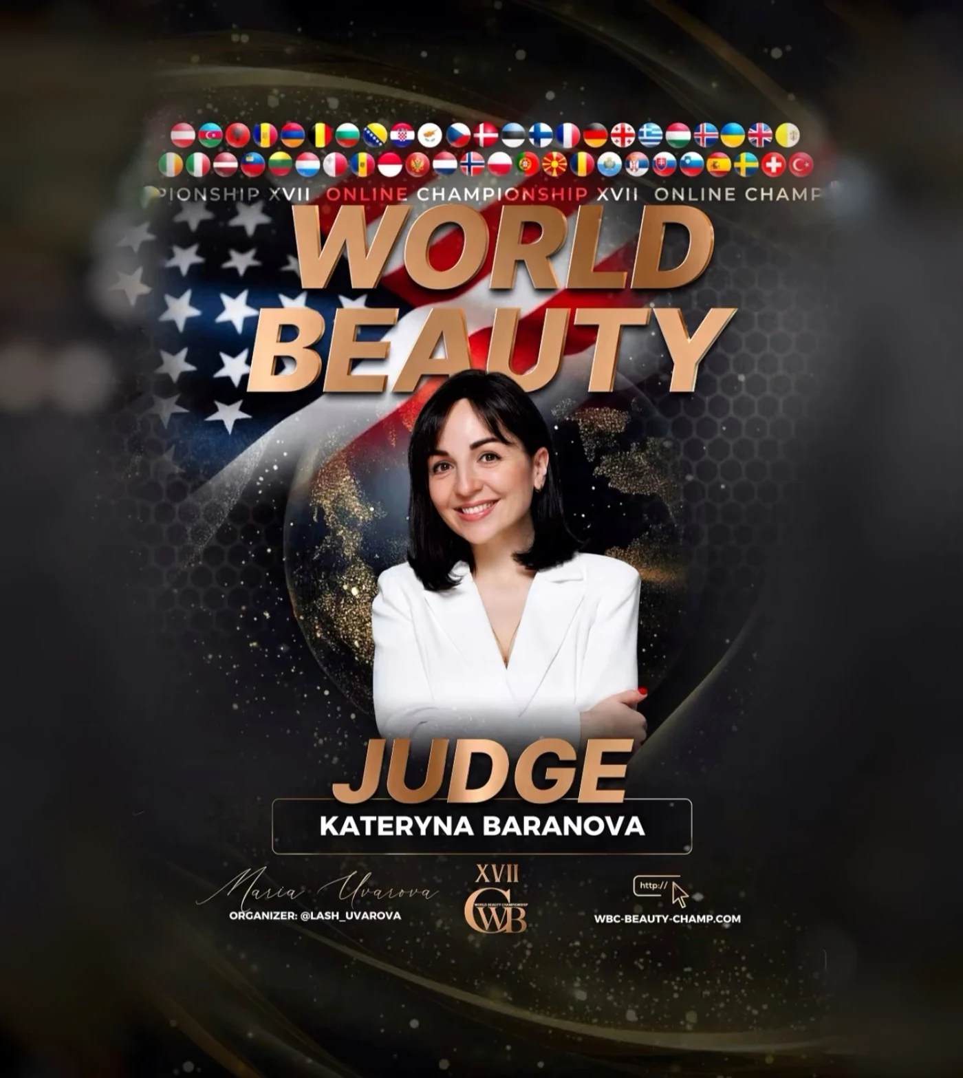 Kateryna Baranova — WBC judge banner, season 17