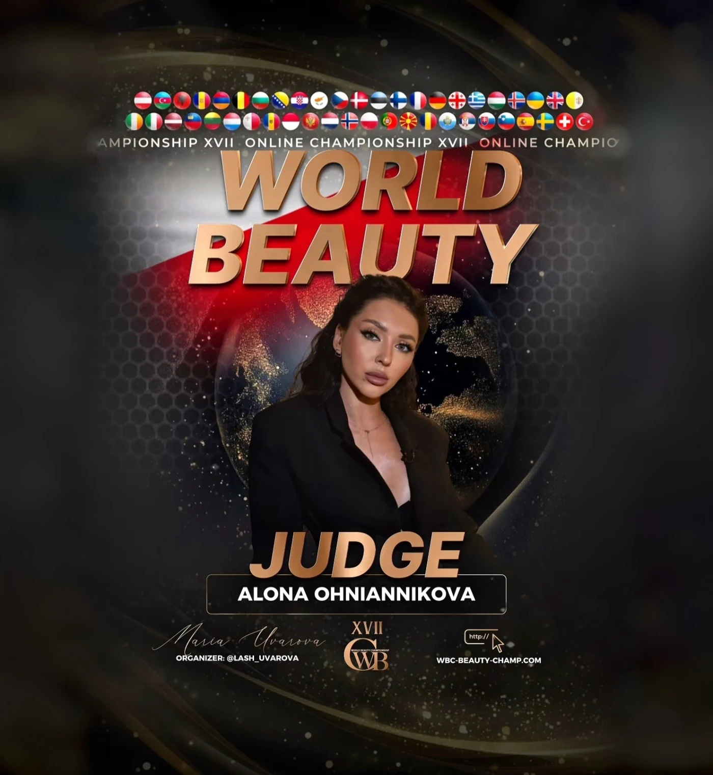 Alona Ohniannikova — WBC judge banner, season 17