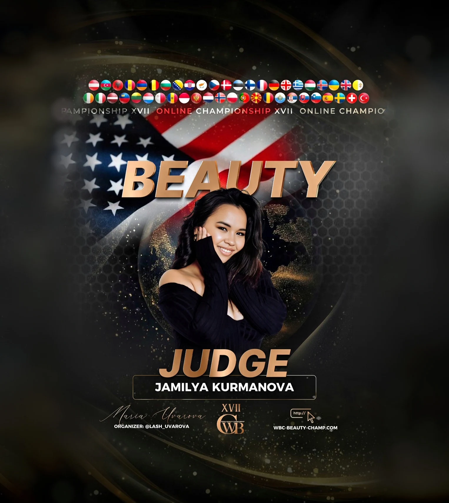 Jamilya Kurmanova — WBC judge banner, season 17