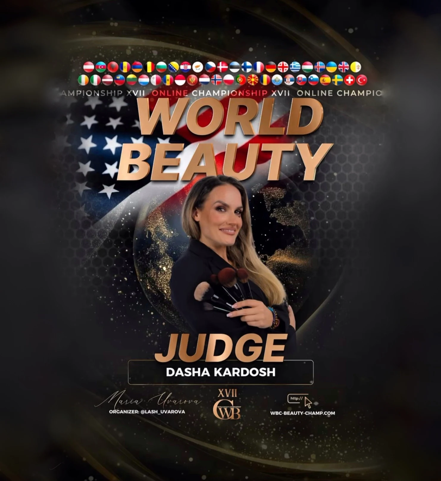 Dasha Kardosh — WBC judge banner, season 17