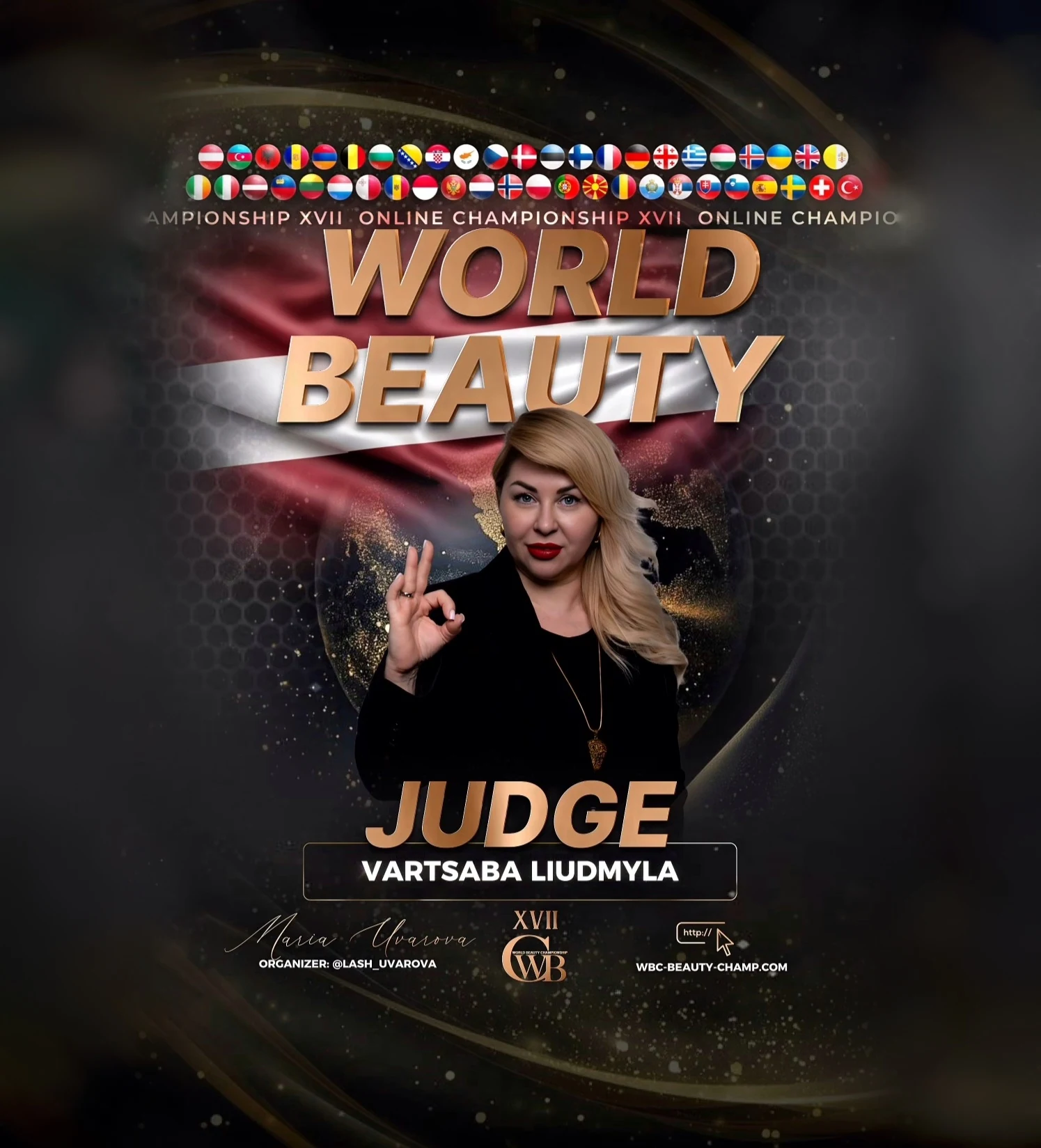 Vartsaba Liudmyla — WBC judge banner, season 17