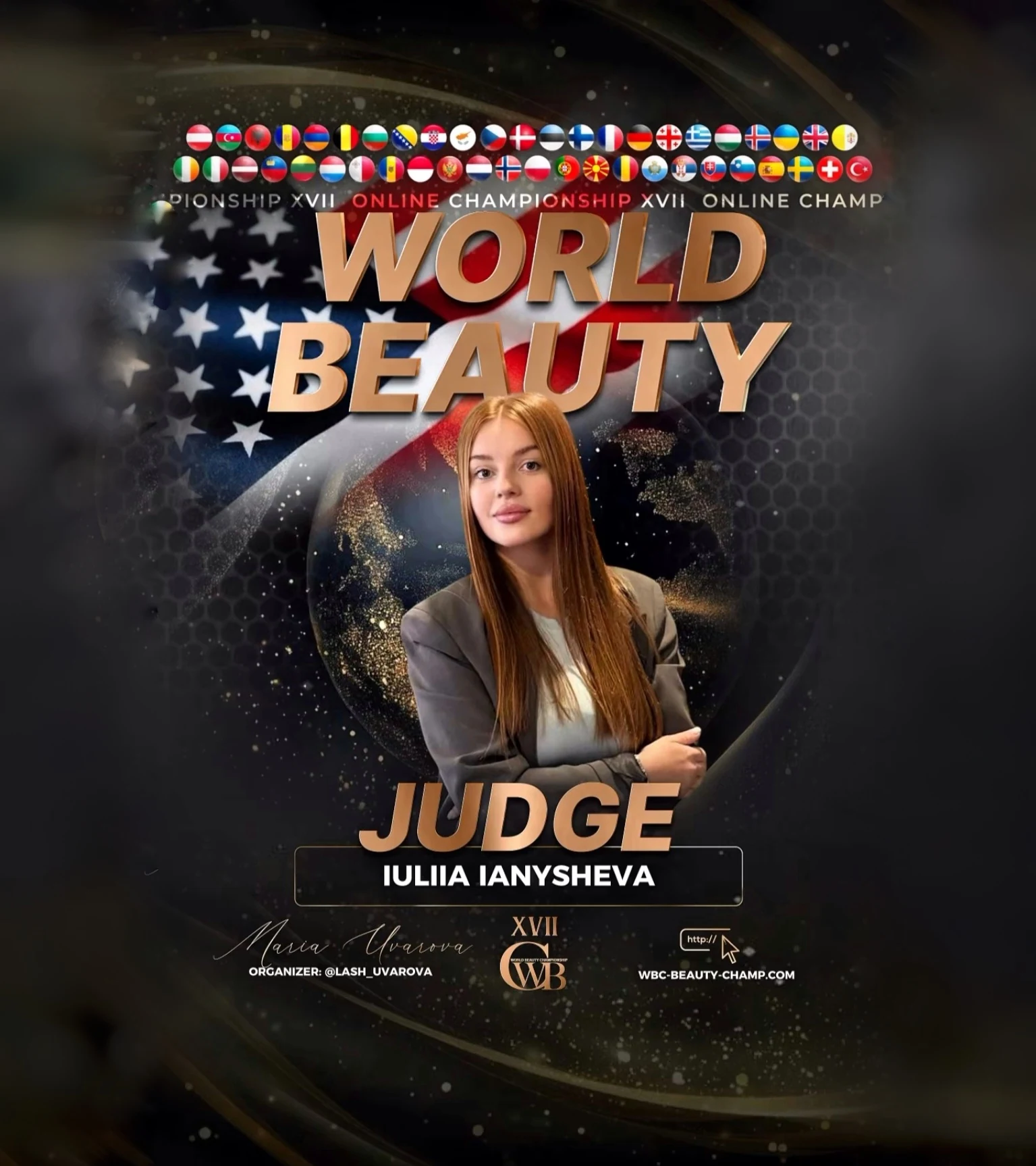 Iuliia Ianysheva — WBC judge banner, season 17