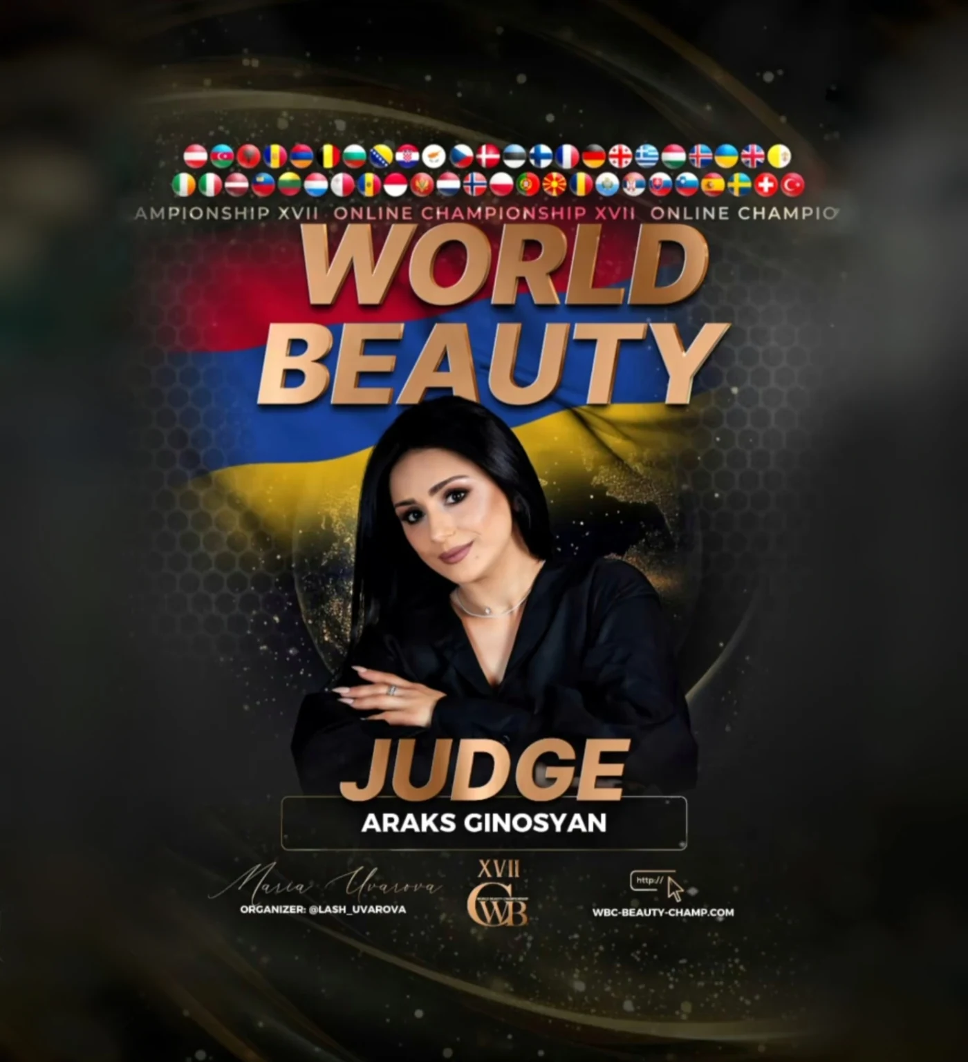 Araks Ginosyan — WBC judge banner, season 17
