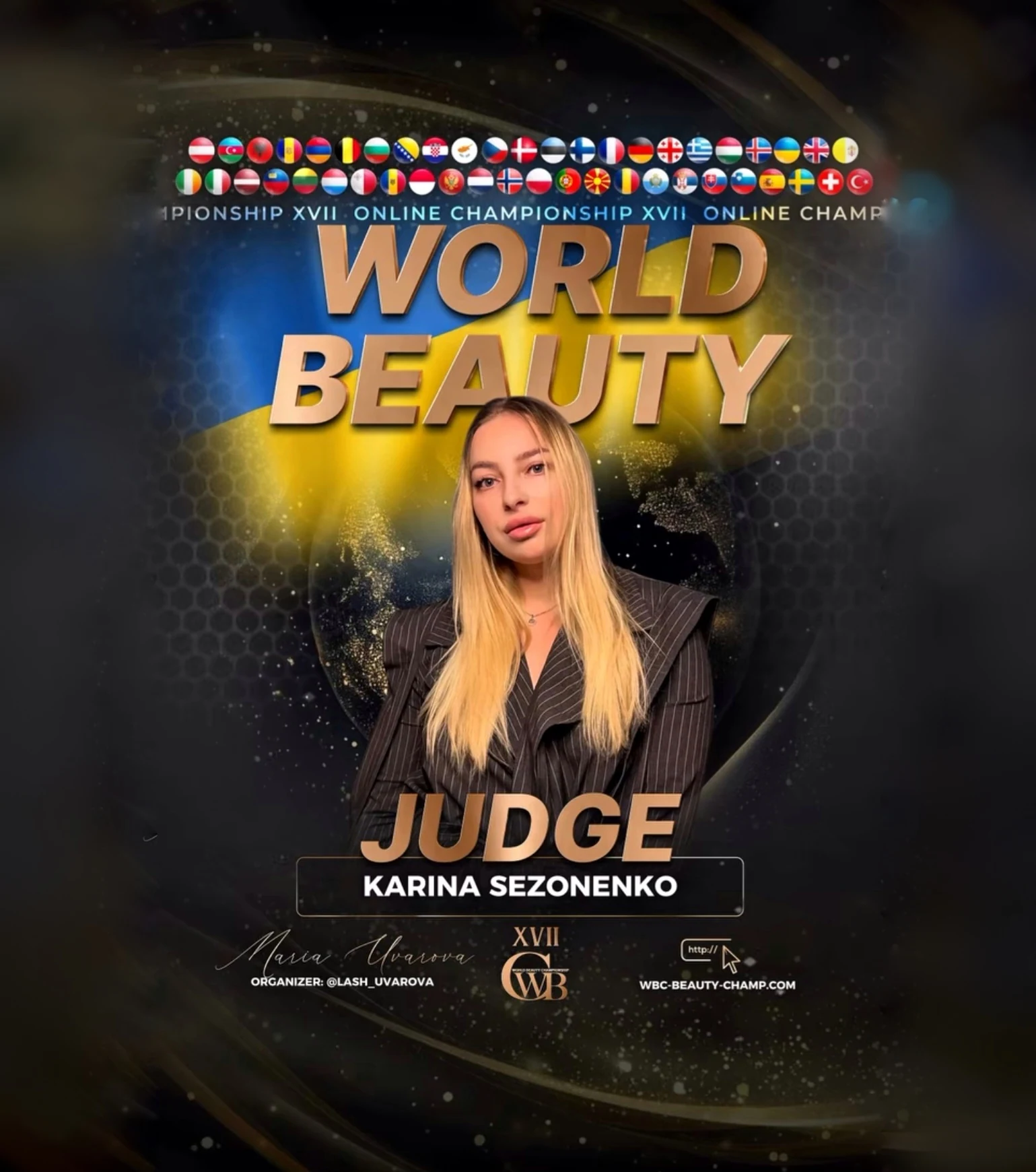 Karina Sezonenko — WBC judge banner, season 17