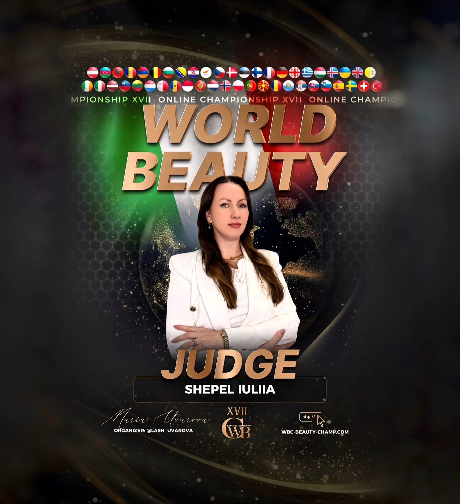 Shepel Iuliia — WBC judge banner, season 17